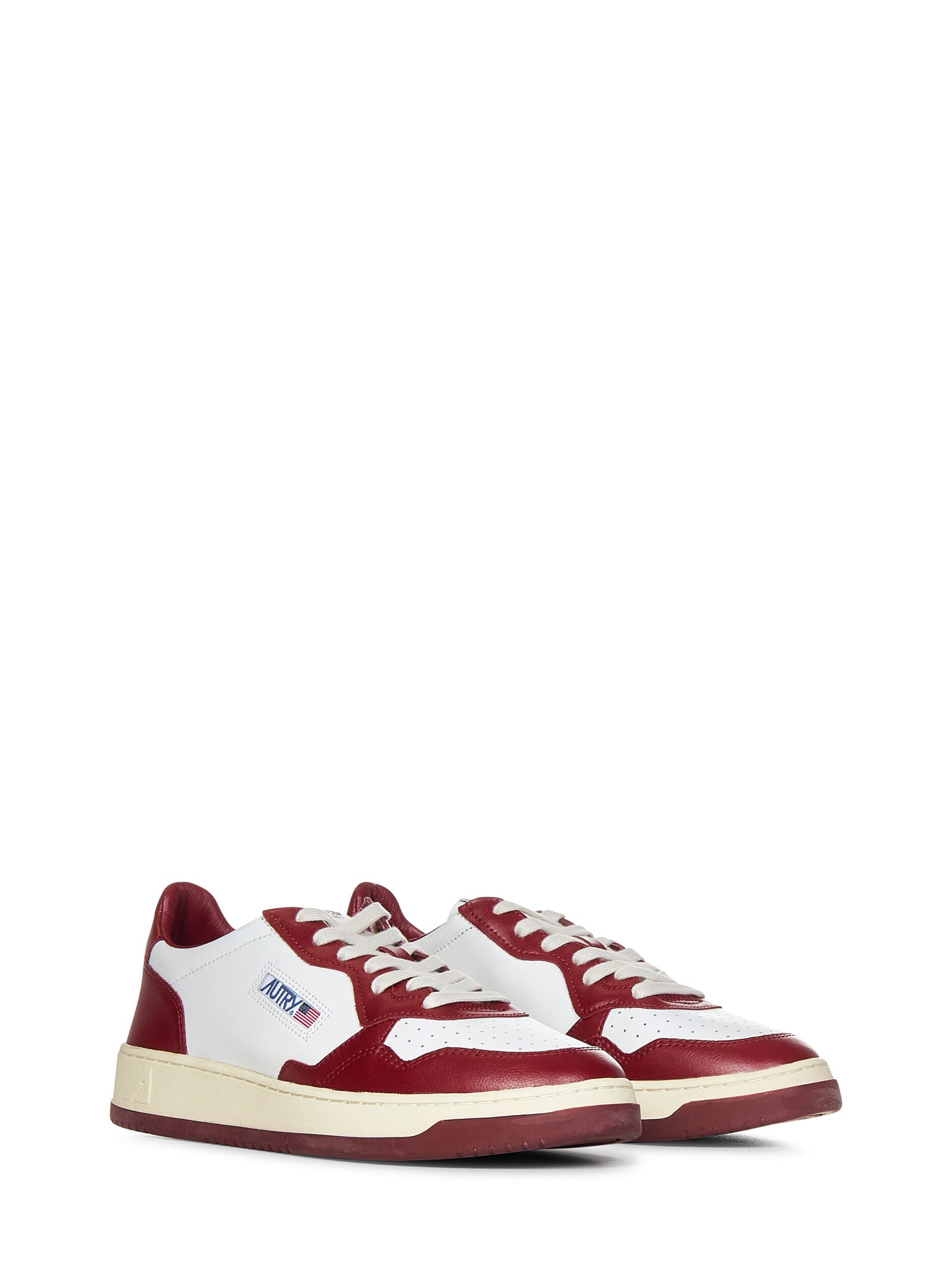 Shop Autry Medalist Low Sneakers In White