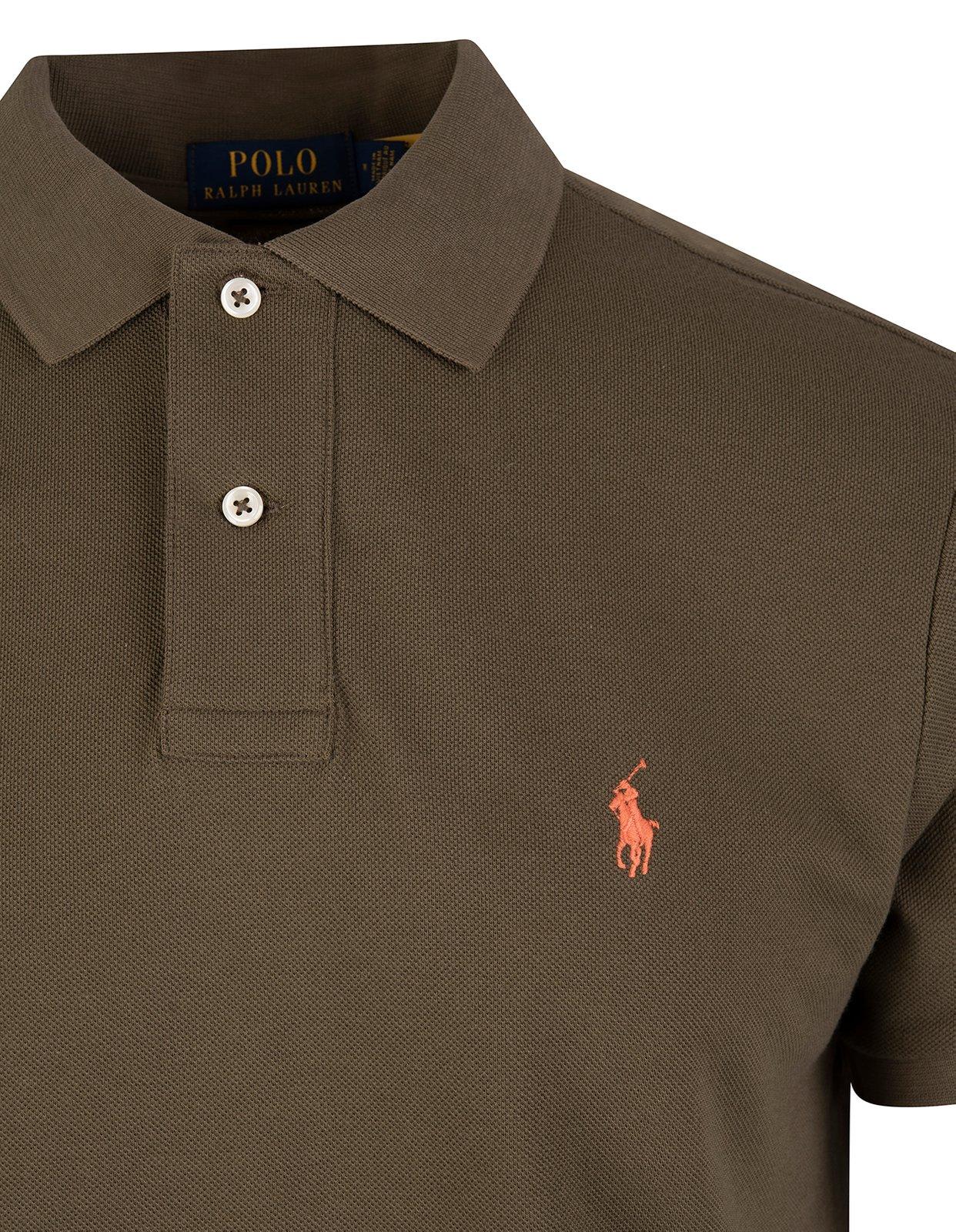 Shop Polo Ralph Lauren Pony Embroidered Short-sleeved Polo Shirt