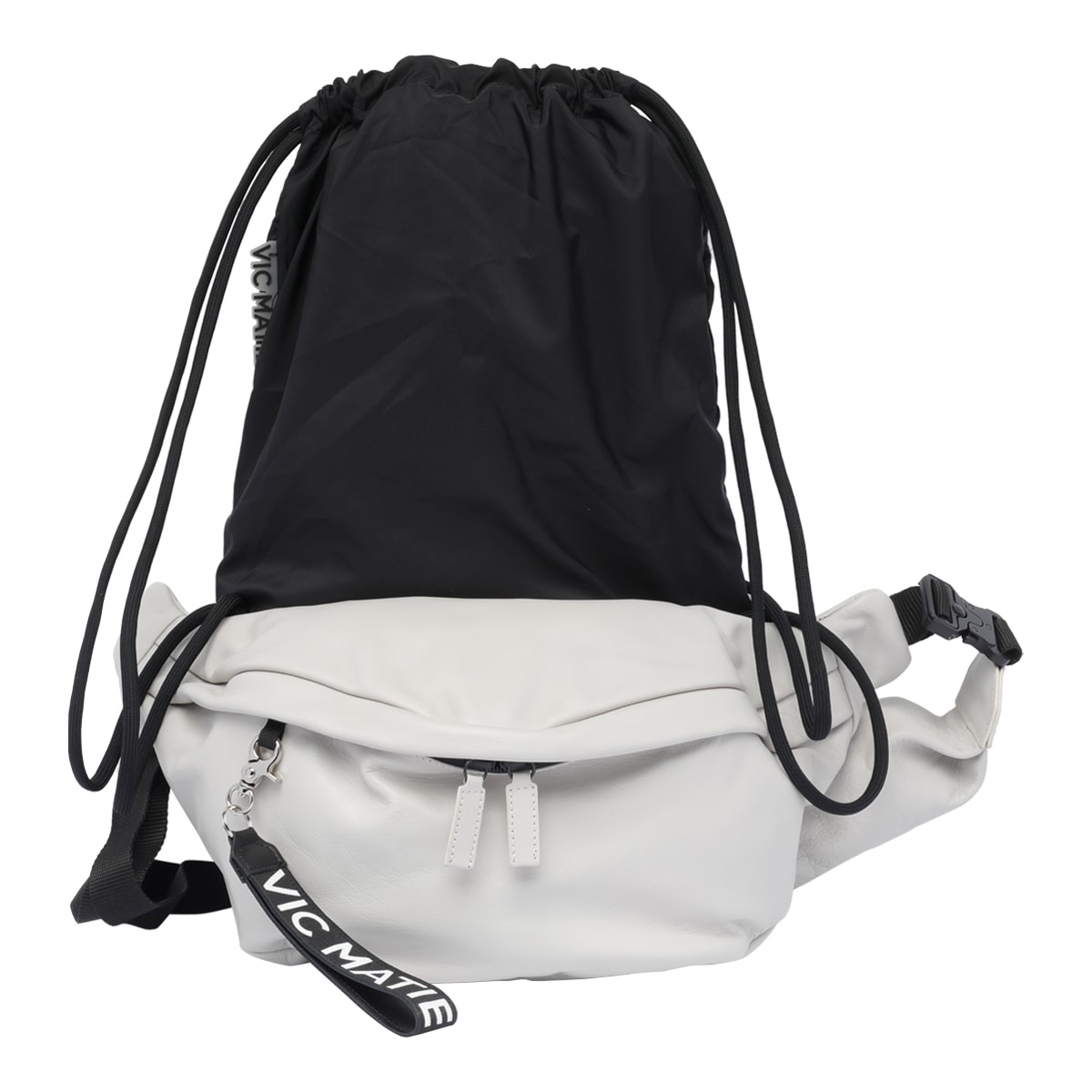 Shop Vic Matie Leather Belt Bag In White