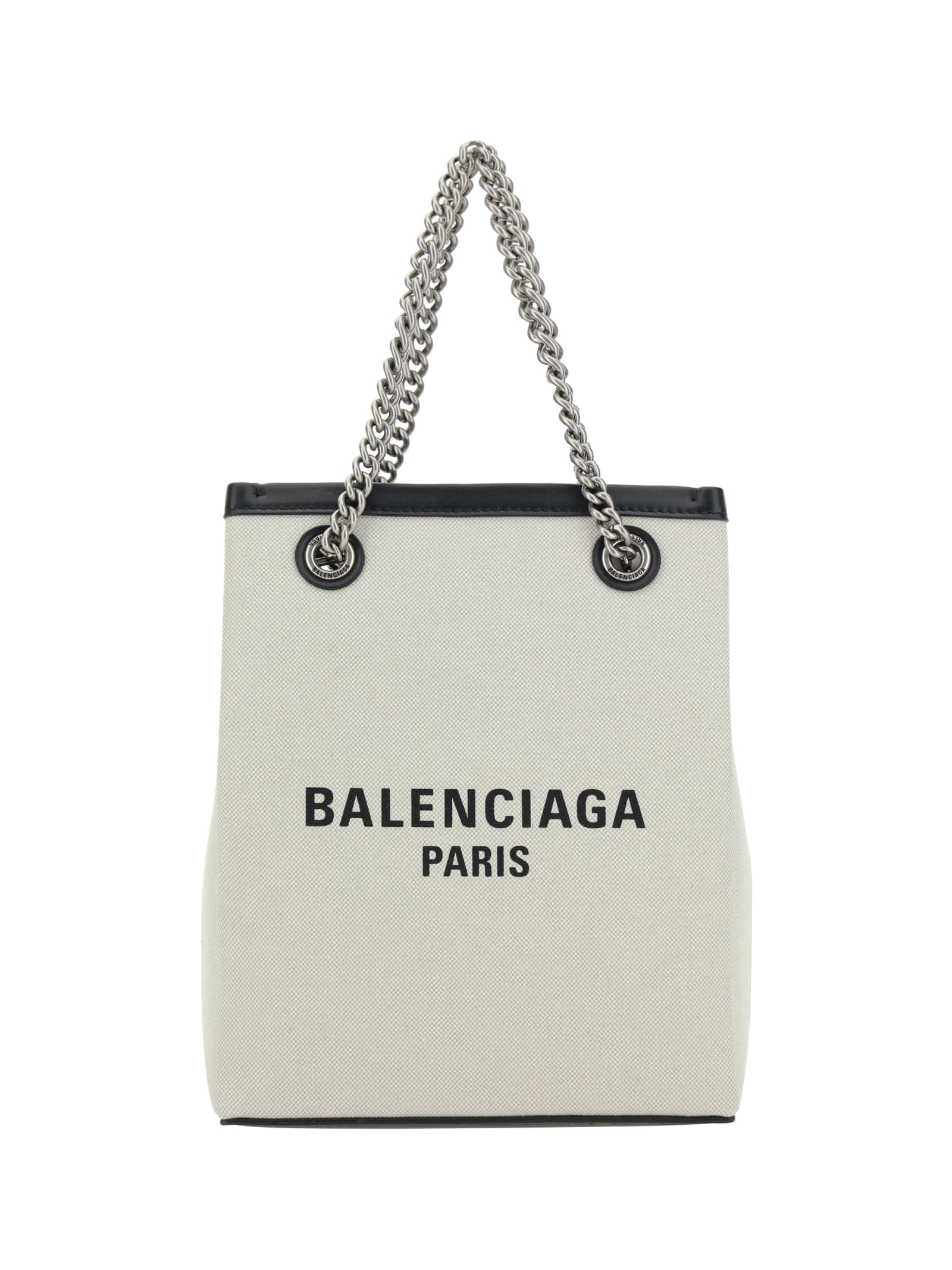 Shop Balenciaga Shoulder Bag In Beige