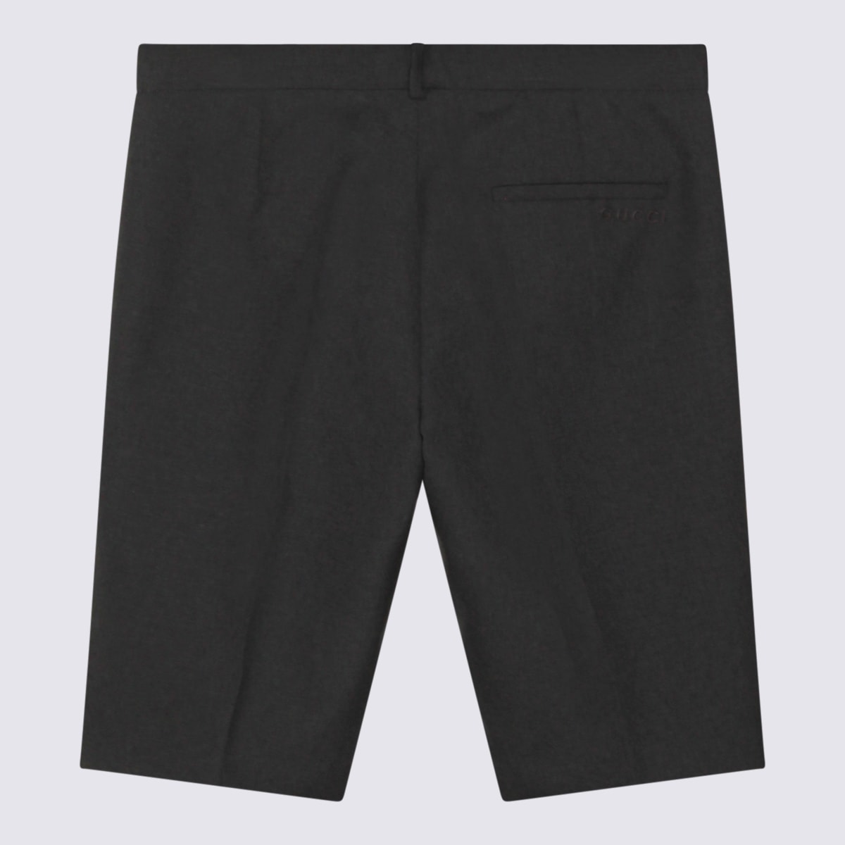 Gucci Grey Wool Shorts In Gray