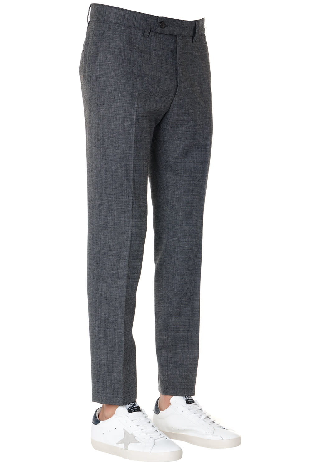 grey wool pants