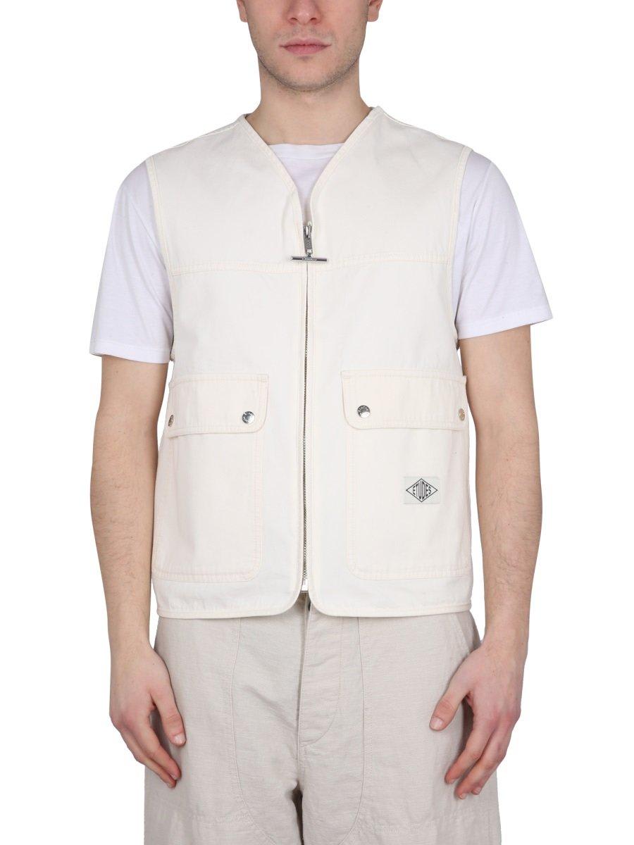 Études Sleeveless Zip-up Gilet