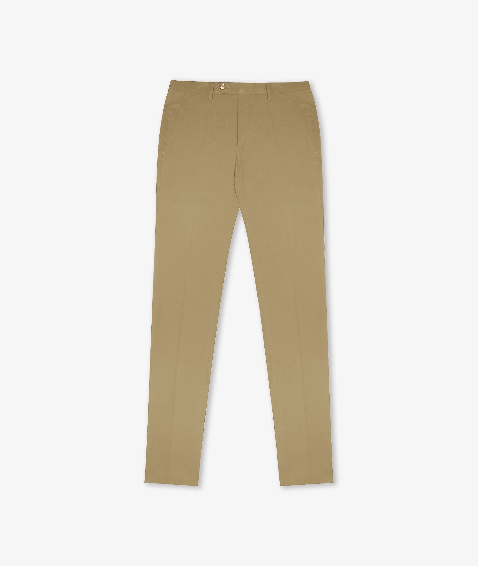 Shop Larusmiani Velvet Trousers Howard Pants In Beige