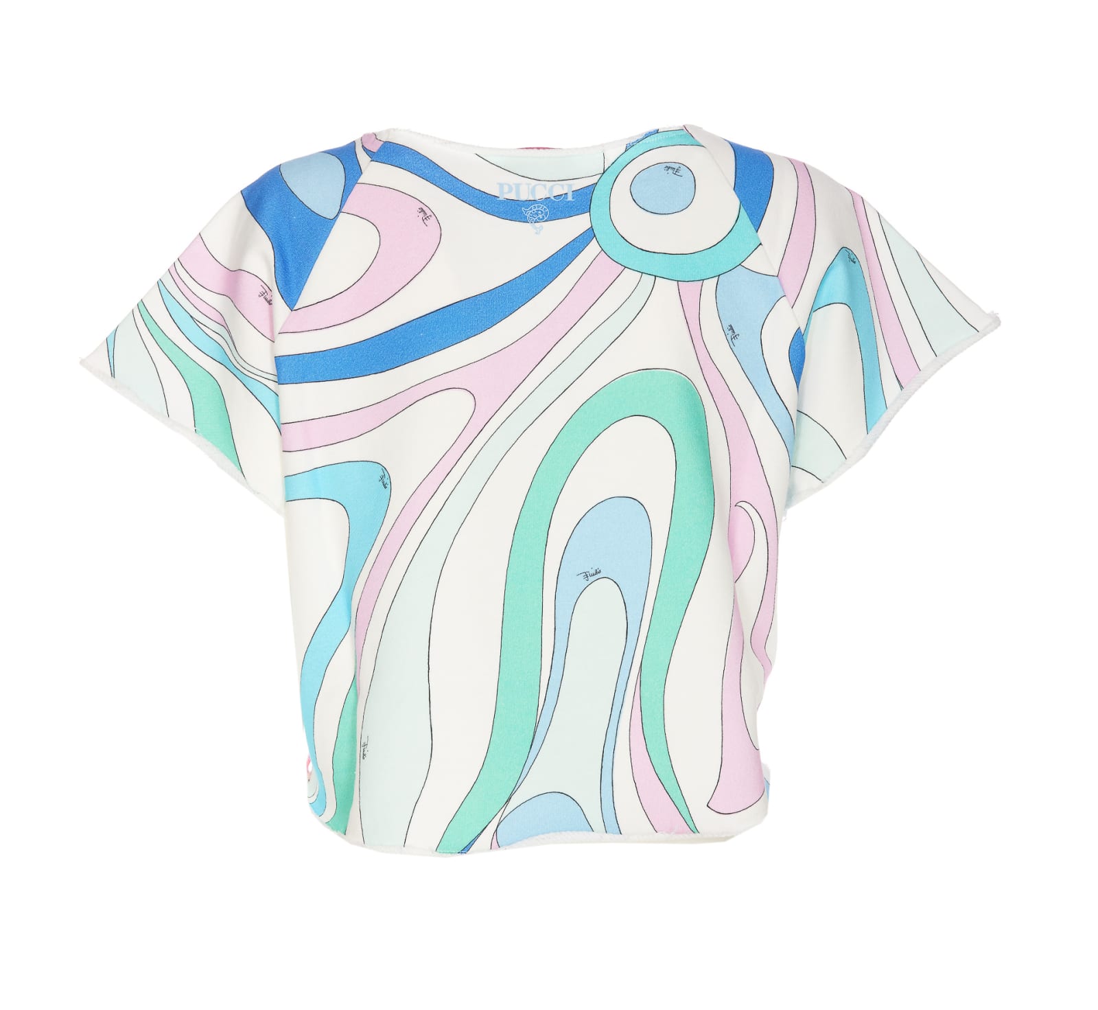 Shop Pucci Marmo Print T-shirt In Multicolour