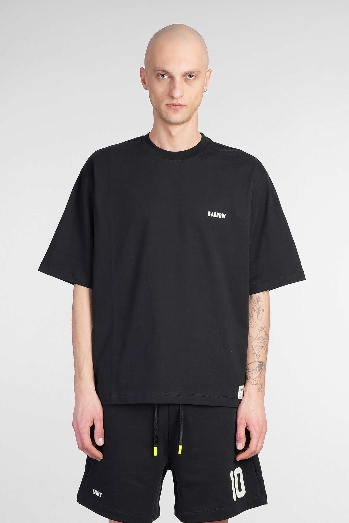 Barrow T-shirt In Black Cotton
