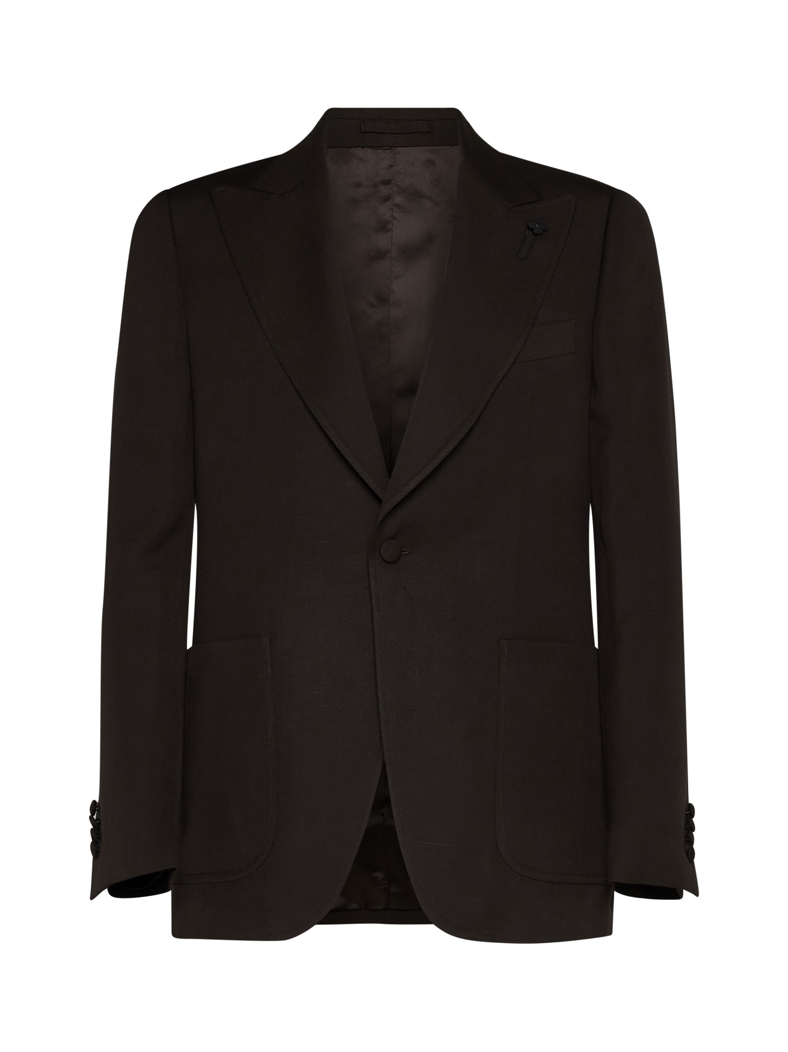 Shop Lardini Blazer In Brown