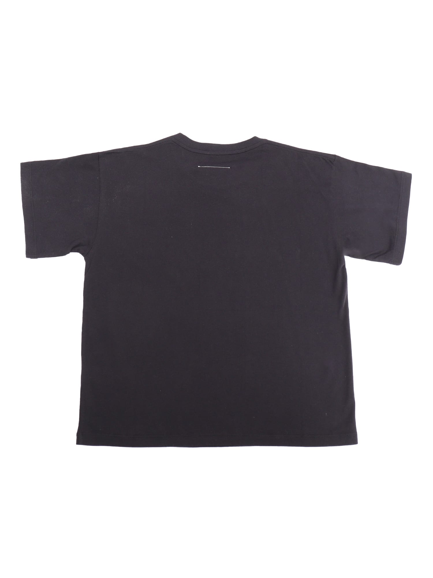 Shop Mm6 Maison Margiela Black T-shirt