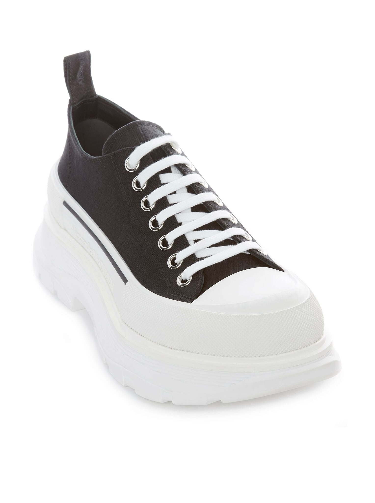 Shop Alexander Mcqueen Shoe Tread.fa.s.rub. In Black White