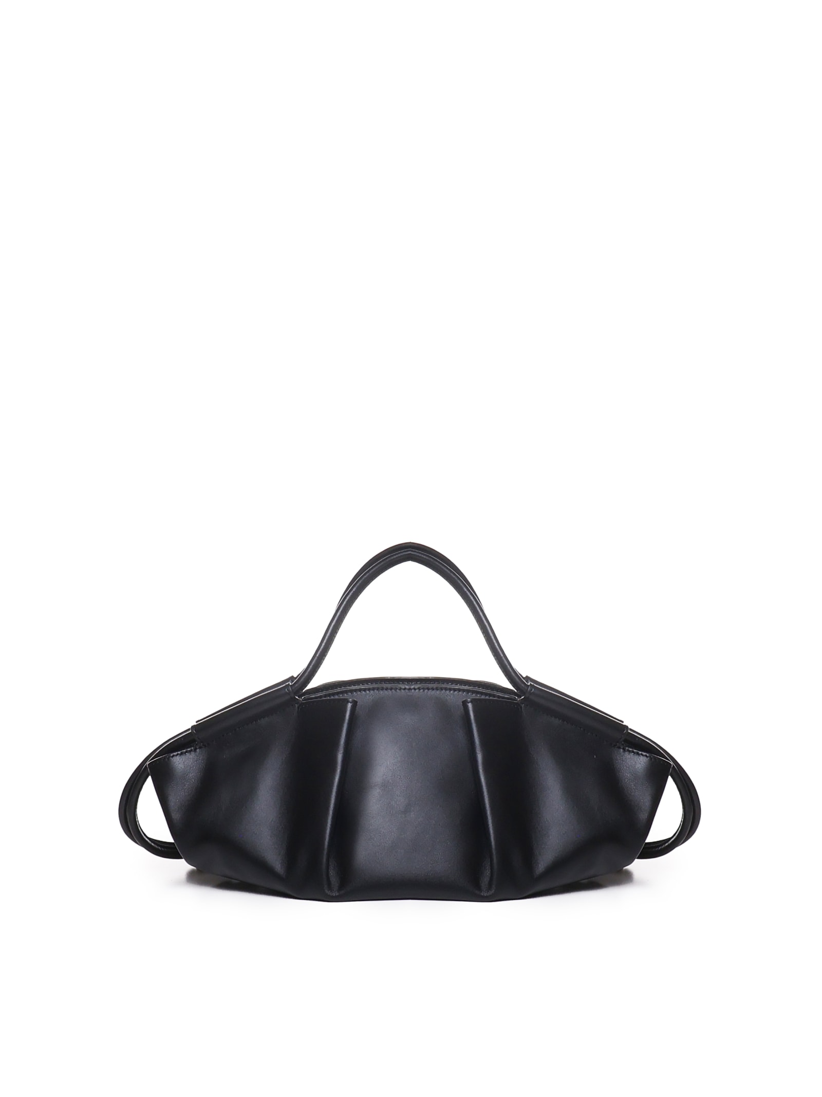 Shop Loewe Paseo Small Bag In Shiny Leather In Black