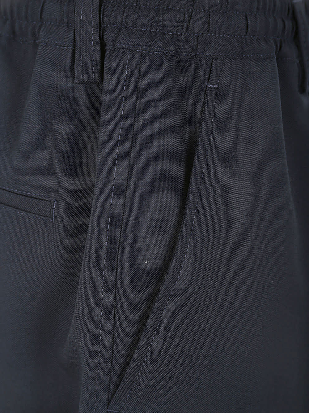 Shop Marni Trousers In Blublack