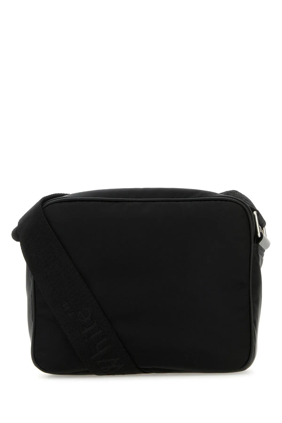 Shop Off-white Black Nylon Core Crossbody Bag In Nero
