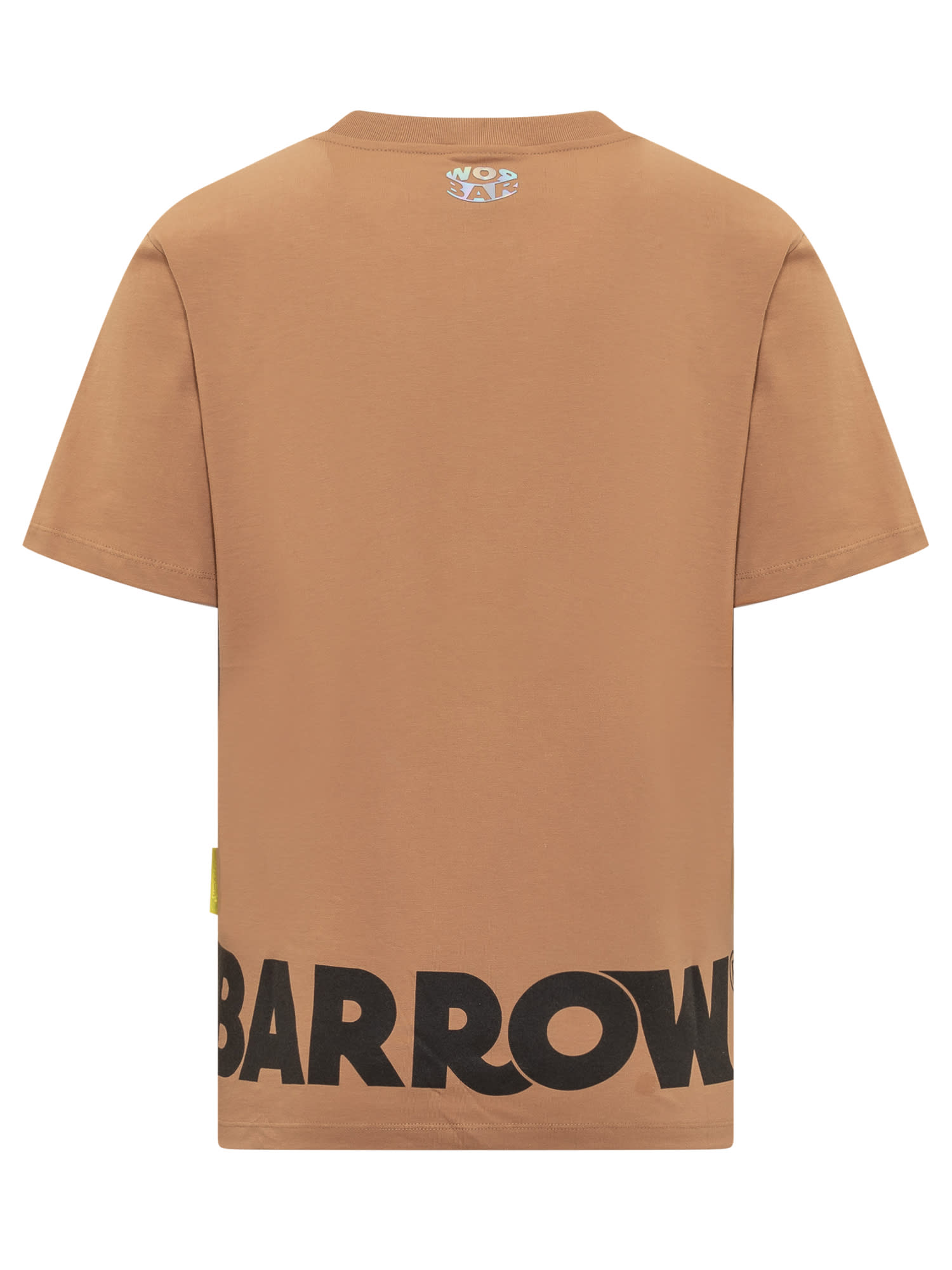 Shop Barrow T-shirt With Logo In Burnt Sand