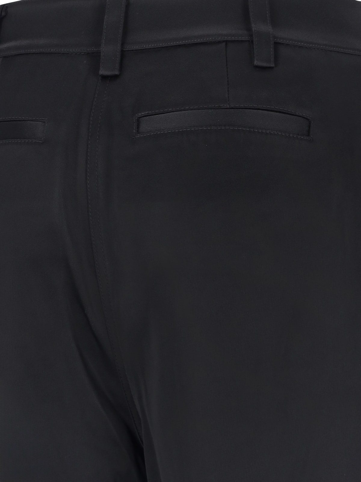 Shop Michael Kors Cargo Trousers In Black