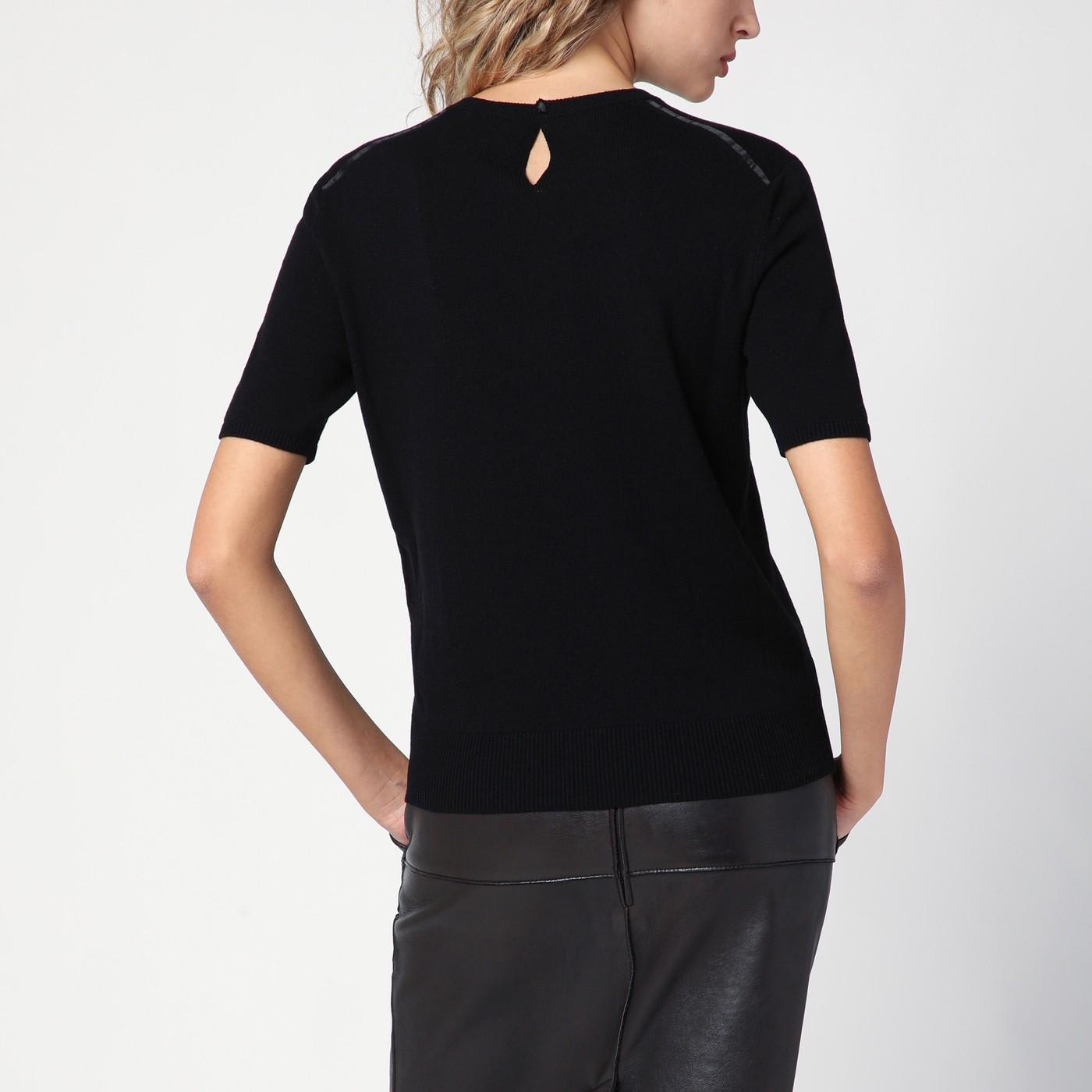 Saint Laurent Pullover T-shirt In Black