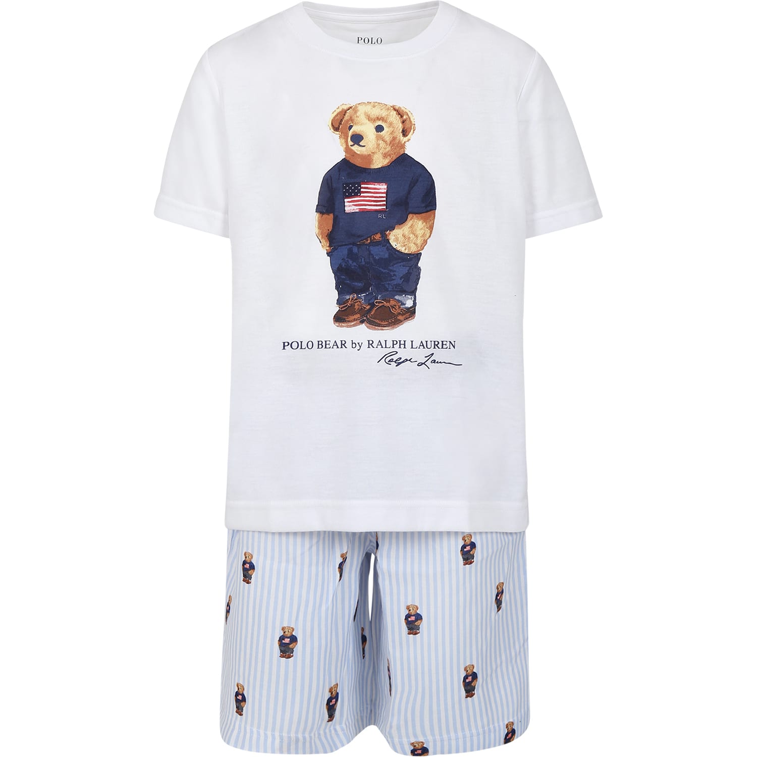 Shop Ralph Lauren Multicolor Pajamas For Boy
