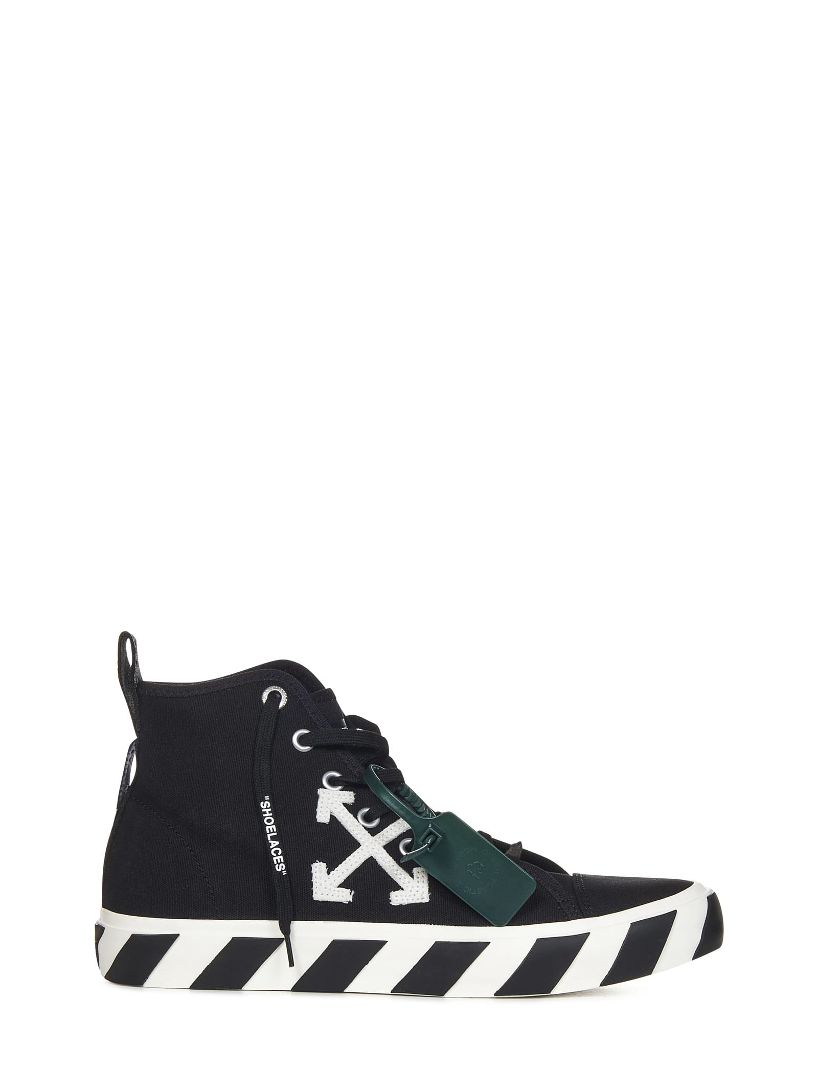 Off-White Vulc Mid-Tip Canvas Black White