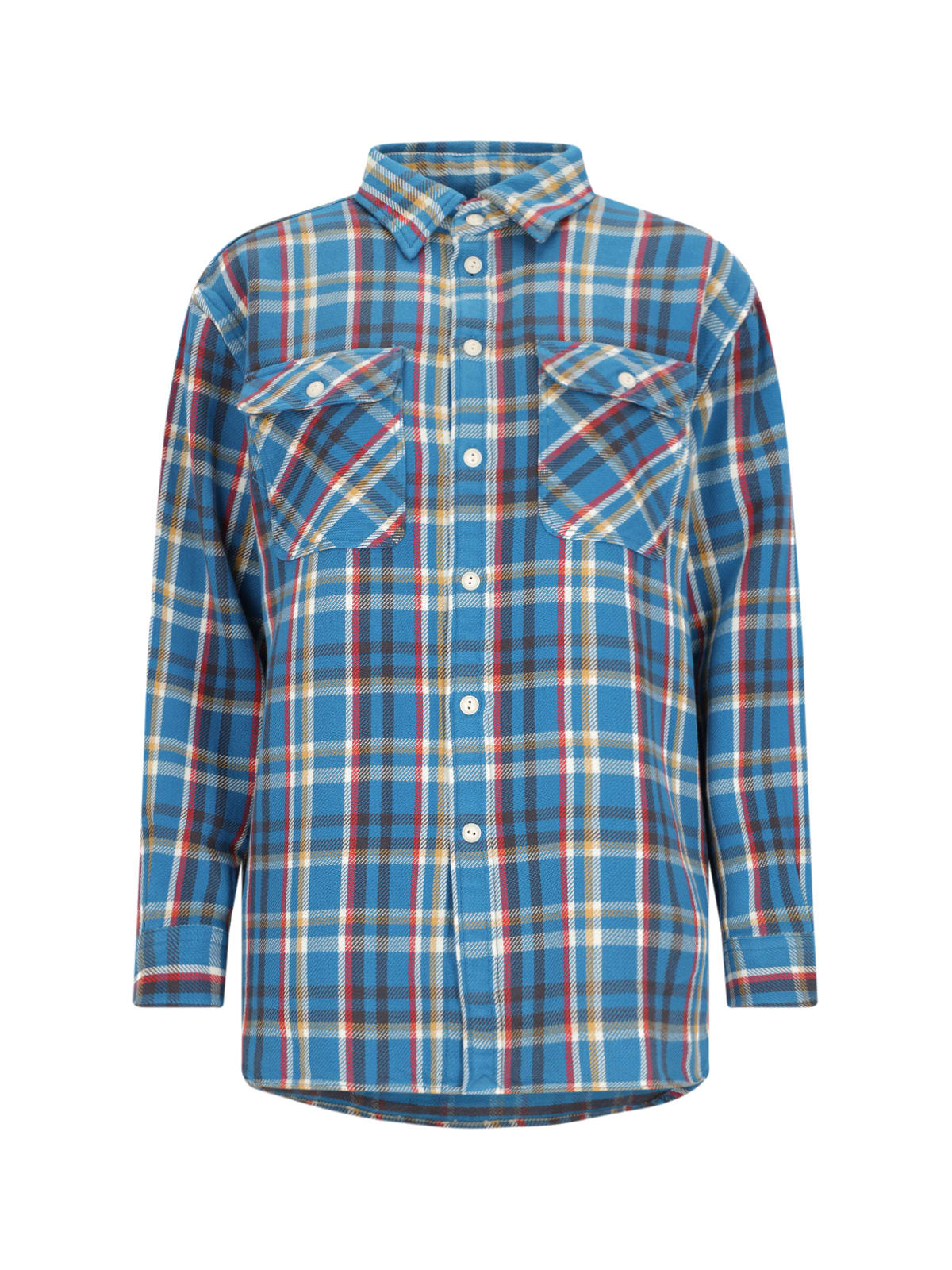 Shop Polo Ralph Lauren Checked Shirt In Blue