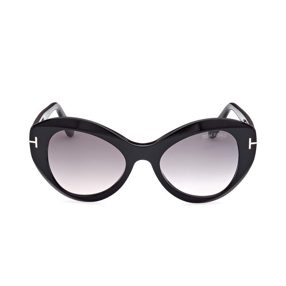 Shop Tom Ford Butterfly Frame Sunglasses In 01b