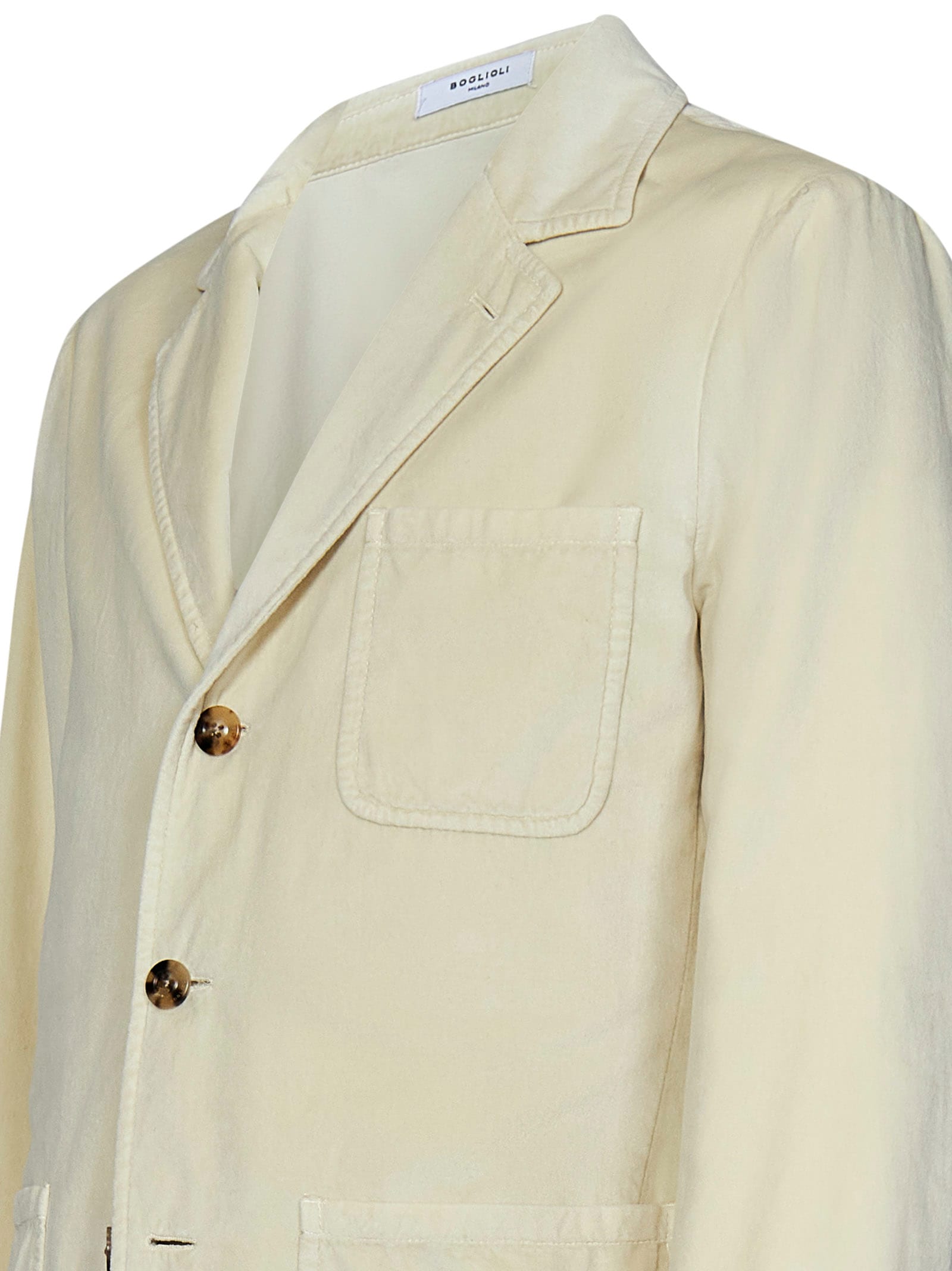 Shop Boglioli Blazer In Beige