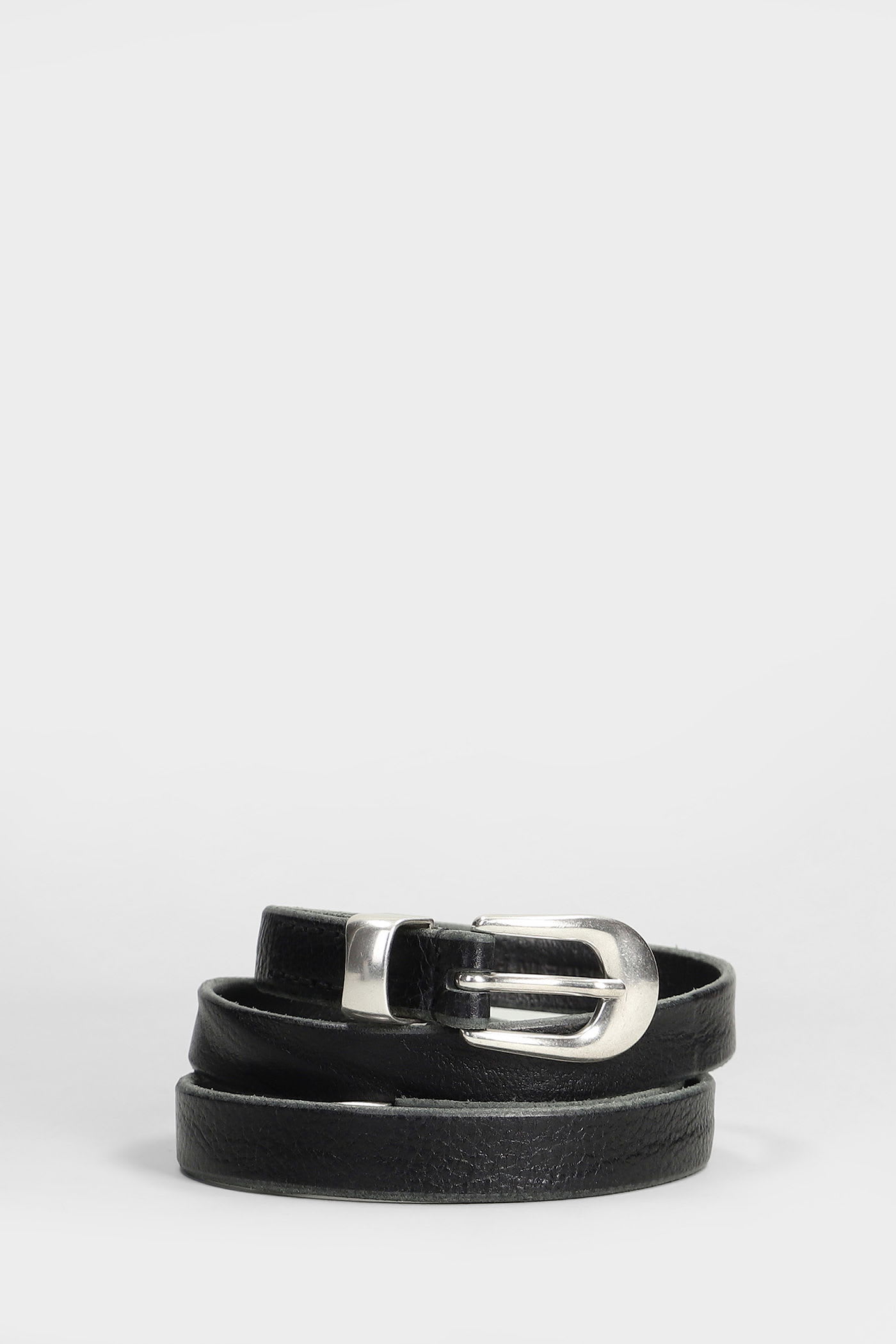 Our Legacy Belts In Black Leather In Black