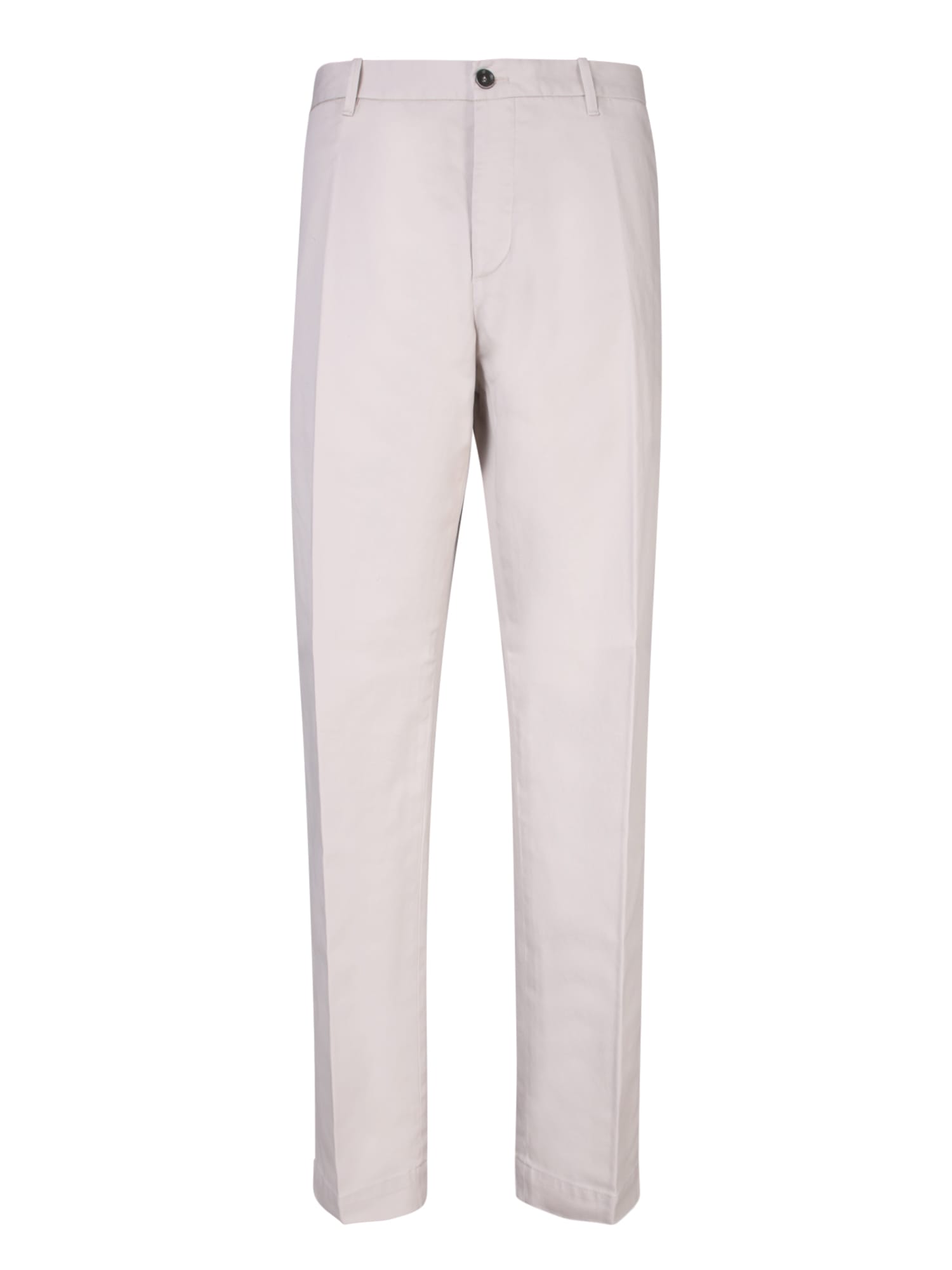 Wide Leg Trousers In Cream