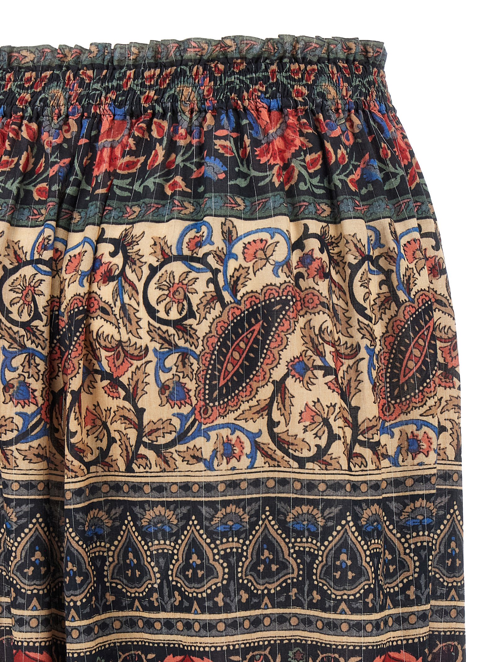 Valentino Garavani Cachemire Voyage Imaginaire Print Silk Georgette Pants