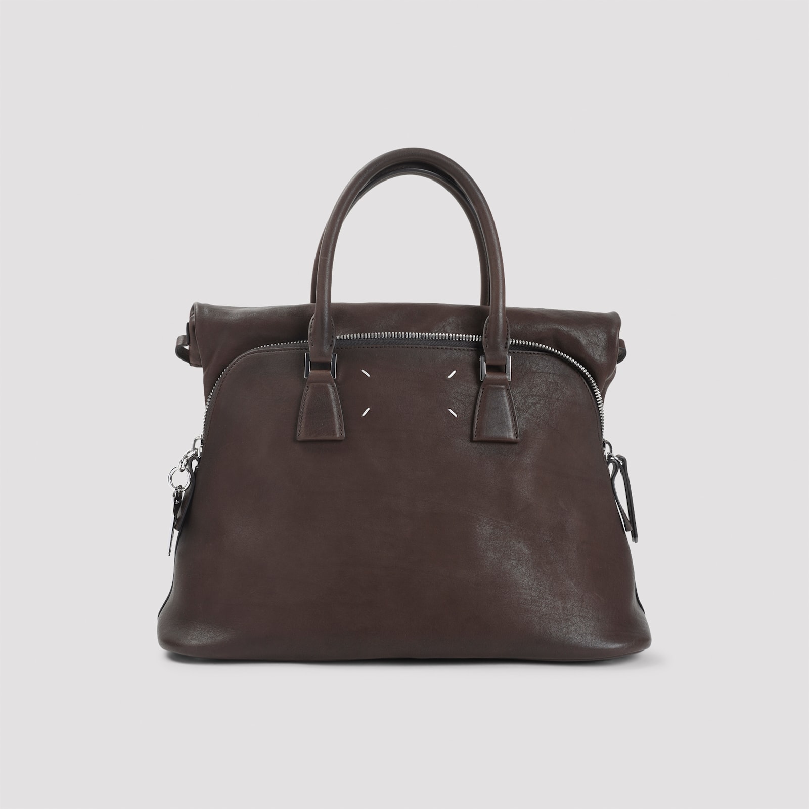 Maison Margiela 5ac Loved To Death M Handbag In Brown