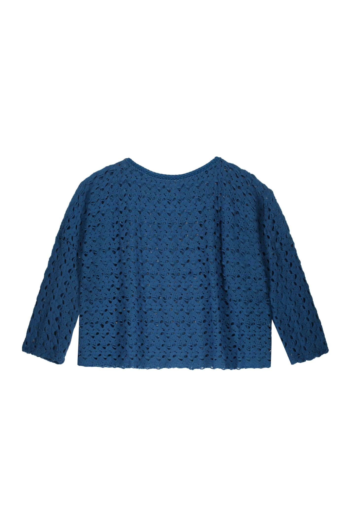Shop Missoni Wool Blend Sweater In Blue