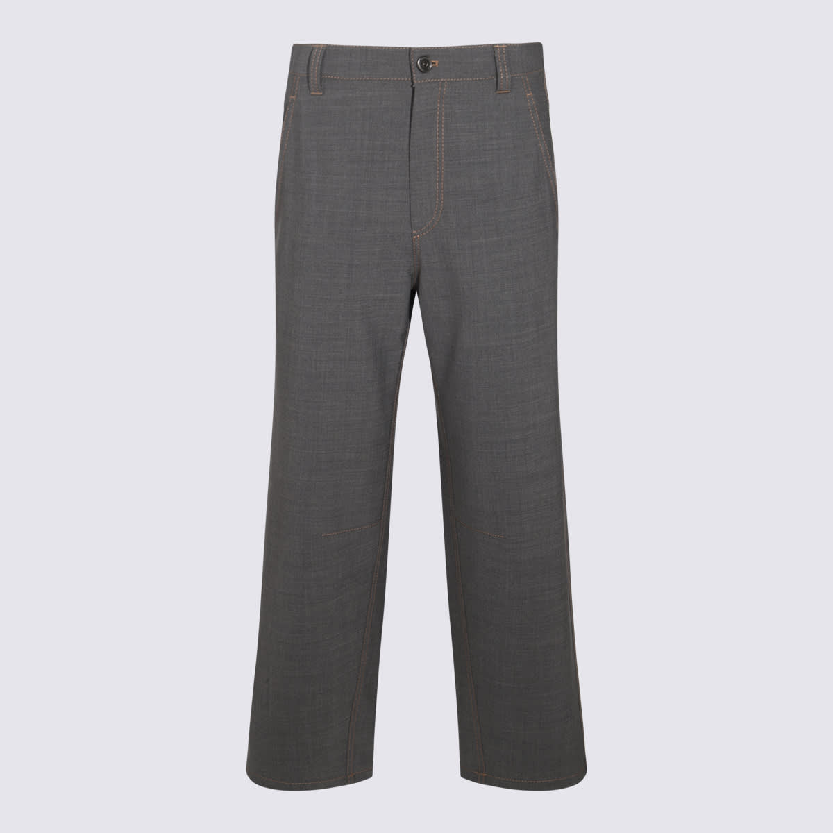 Grey Wool Pants