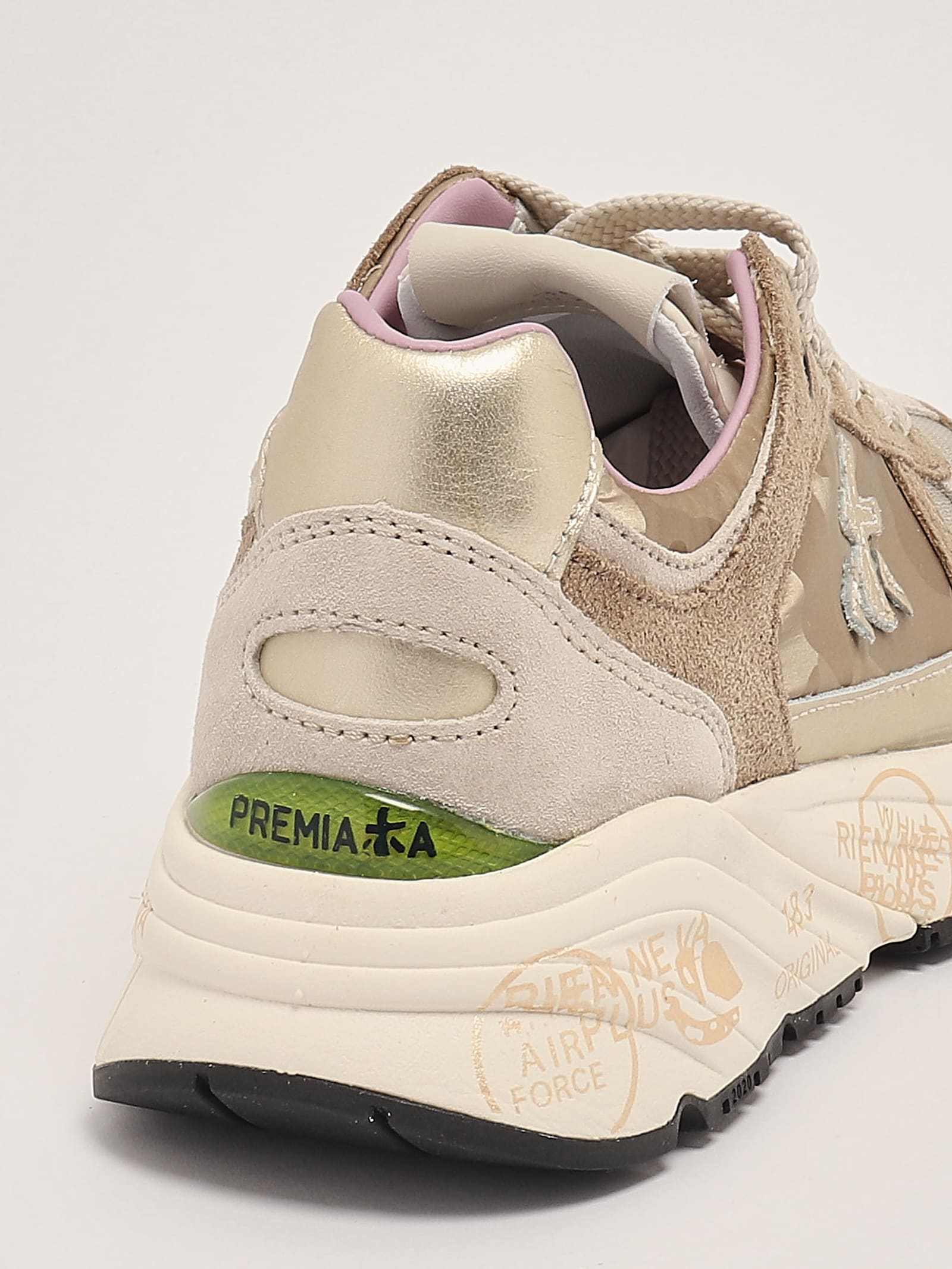 Shop Premiata Mased Sneaker In Tortora