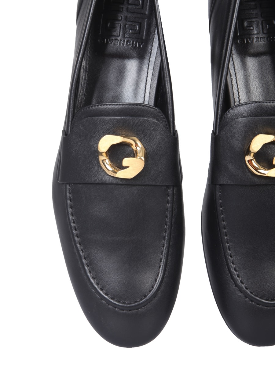 Givenchy G Chain Loafers In Black