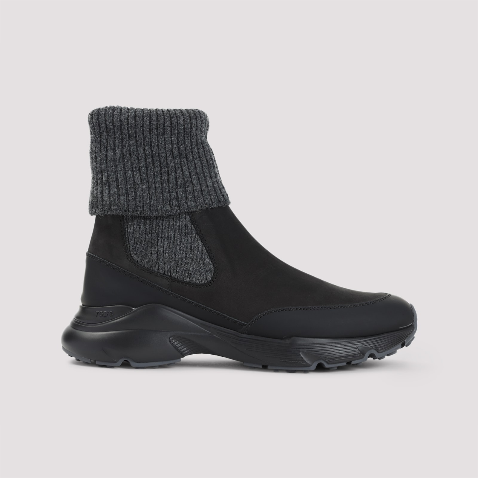 Tod's Ankle Boots With Suede Upper In Black