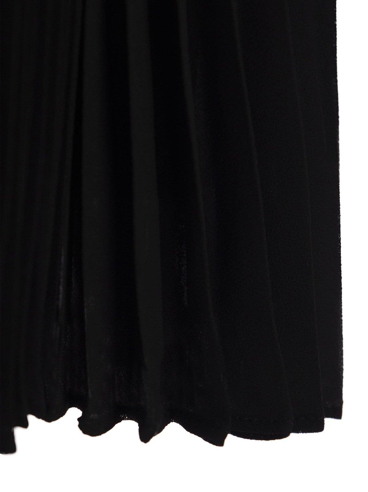 Shop Max Mara Pleated Midi Skirt In 004