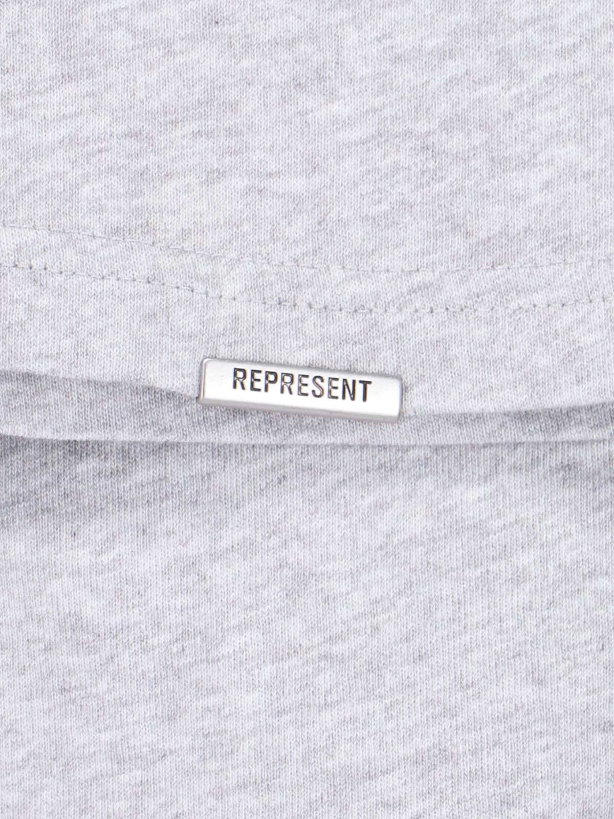 Shop Represent Logo T-shirt In Gray