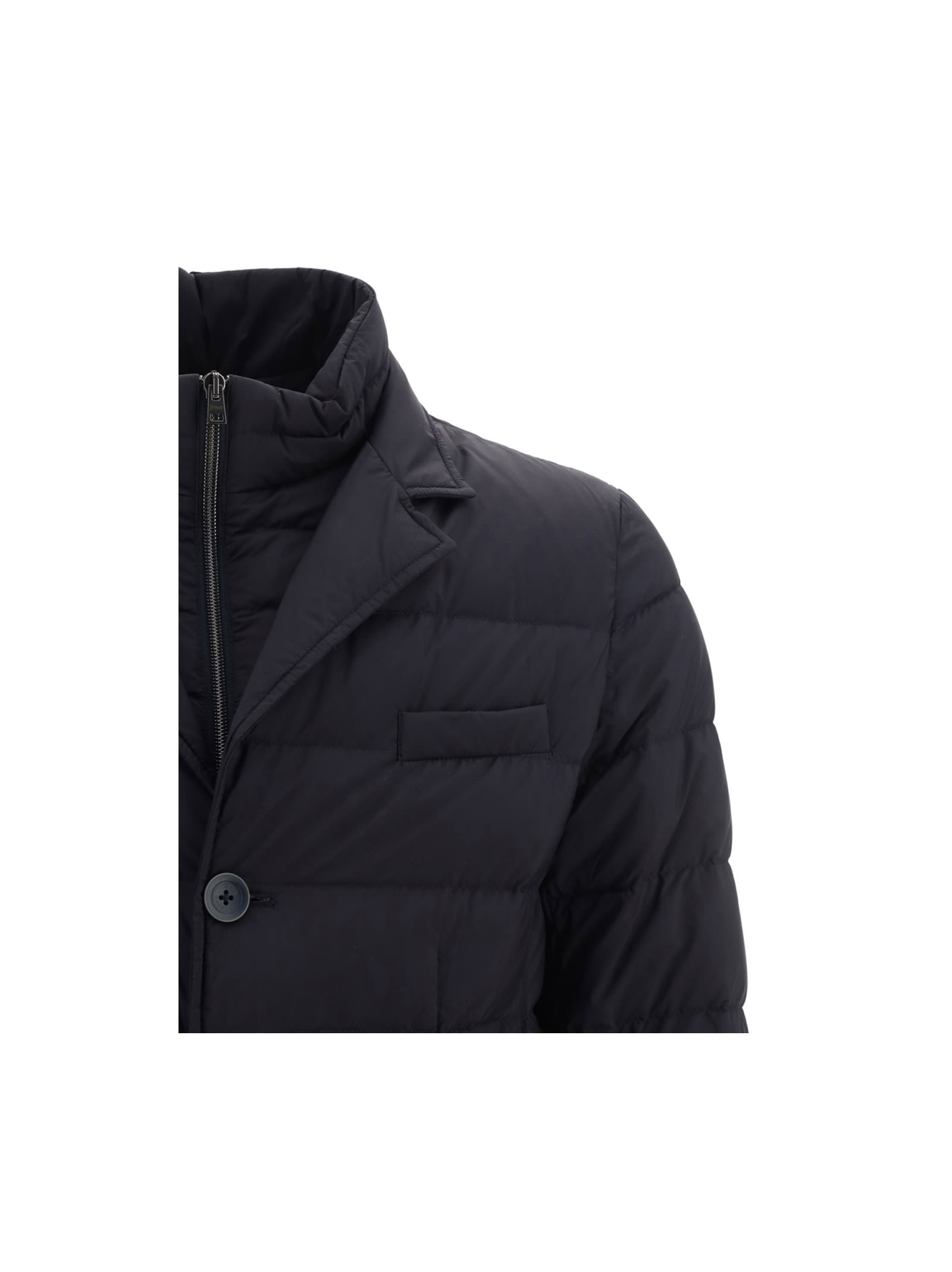 Shop Herno Down Jacket  In Blue