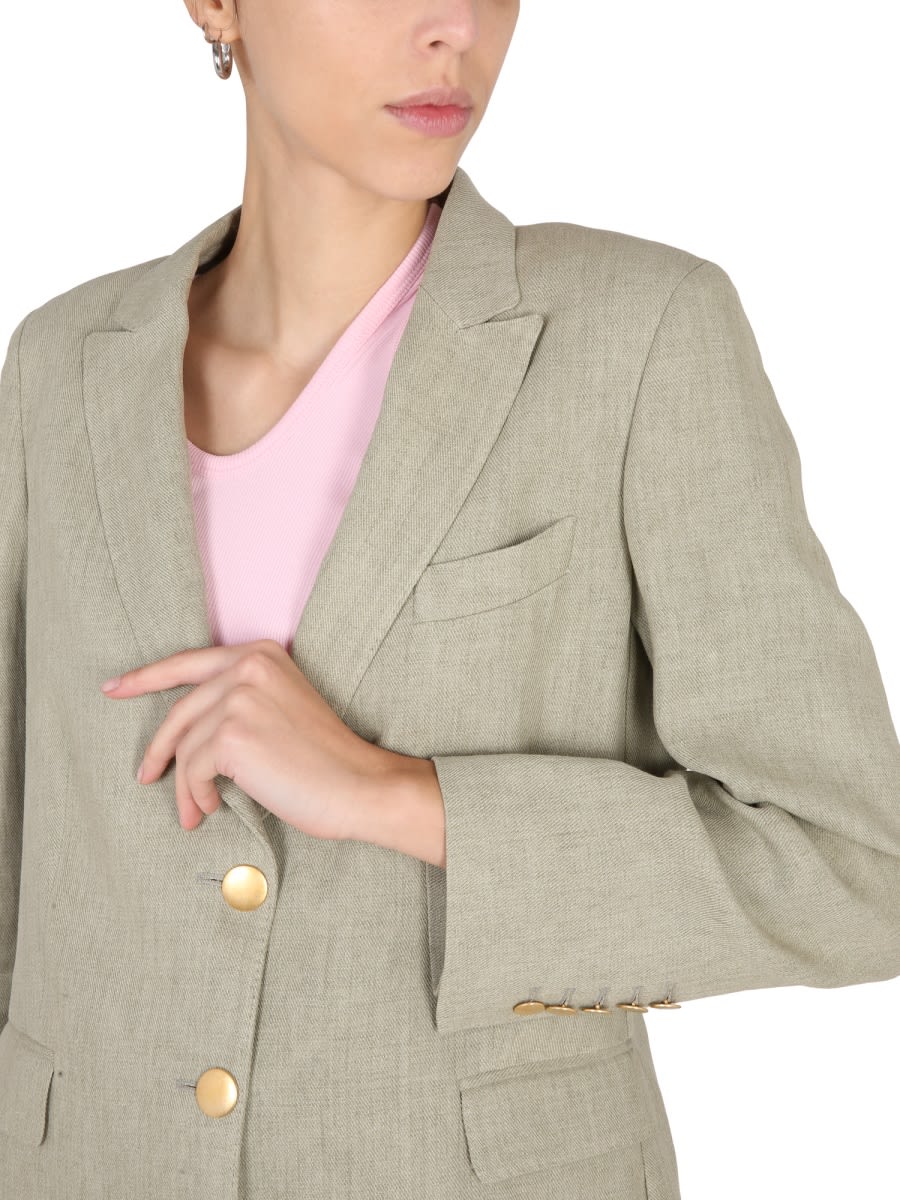 Shop Saulina Milano Angelica Blazer In Beige