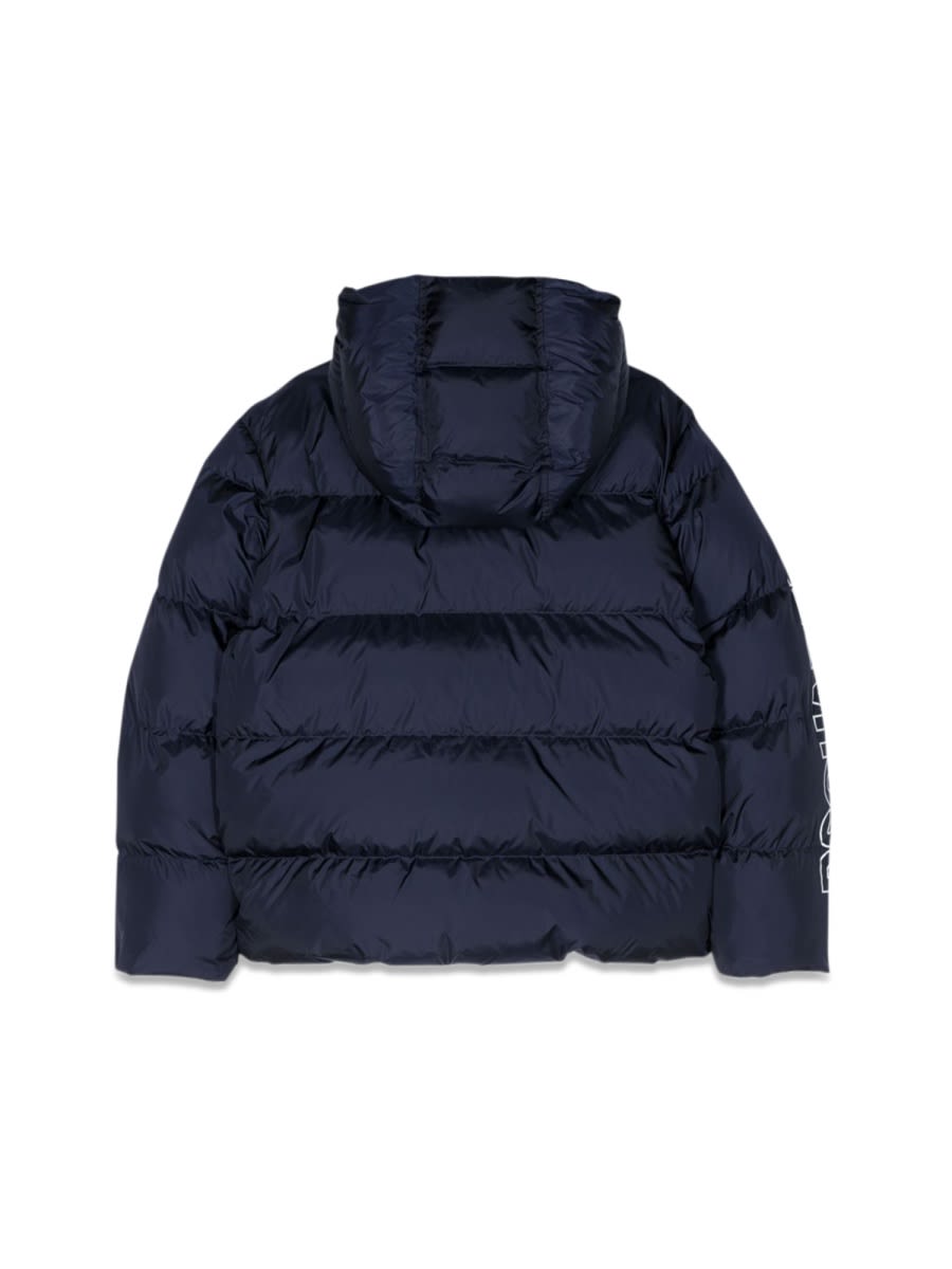Shop Dsquared2 Down Jacket With Hood In Blue