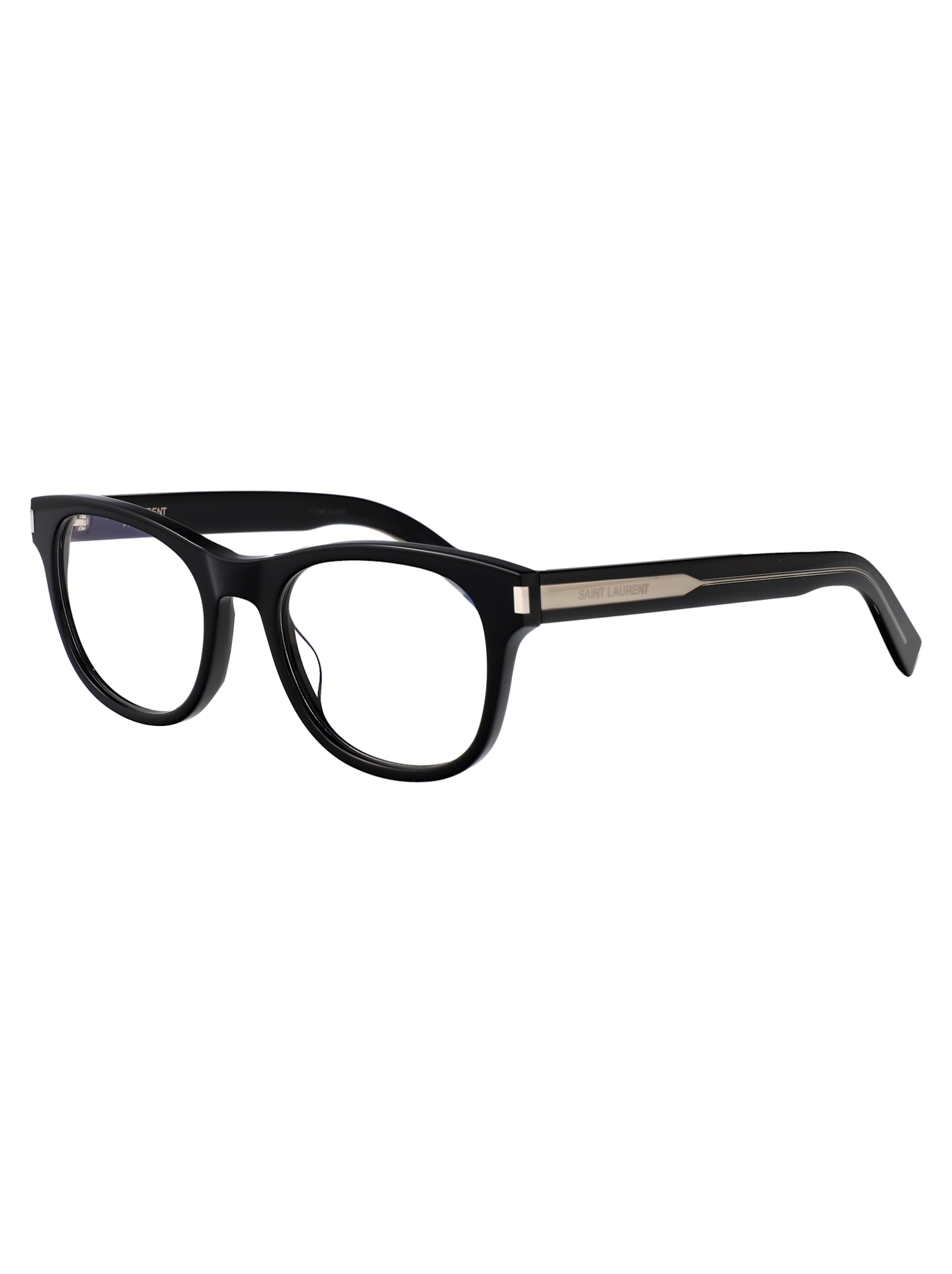 Saint Laurent Sl 664 Glasses In 001 Black Crystal Transparent