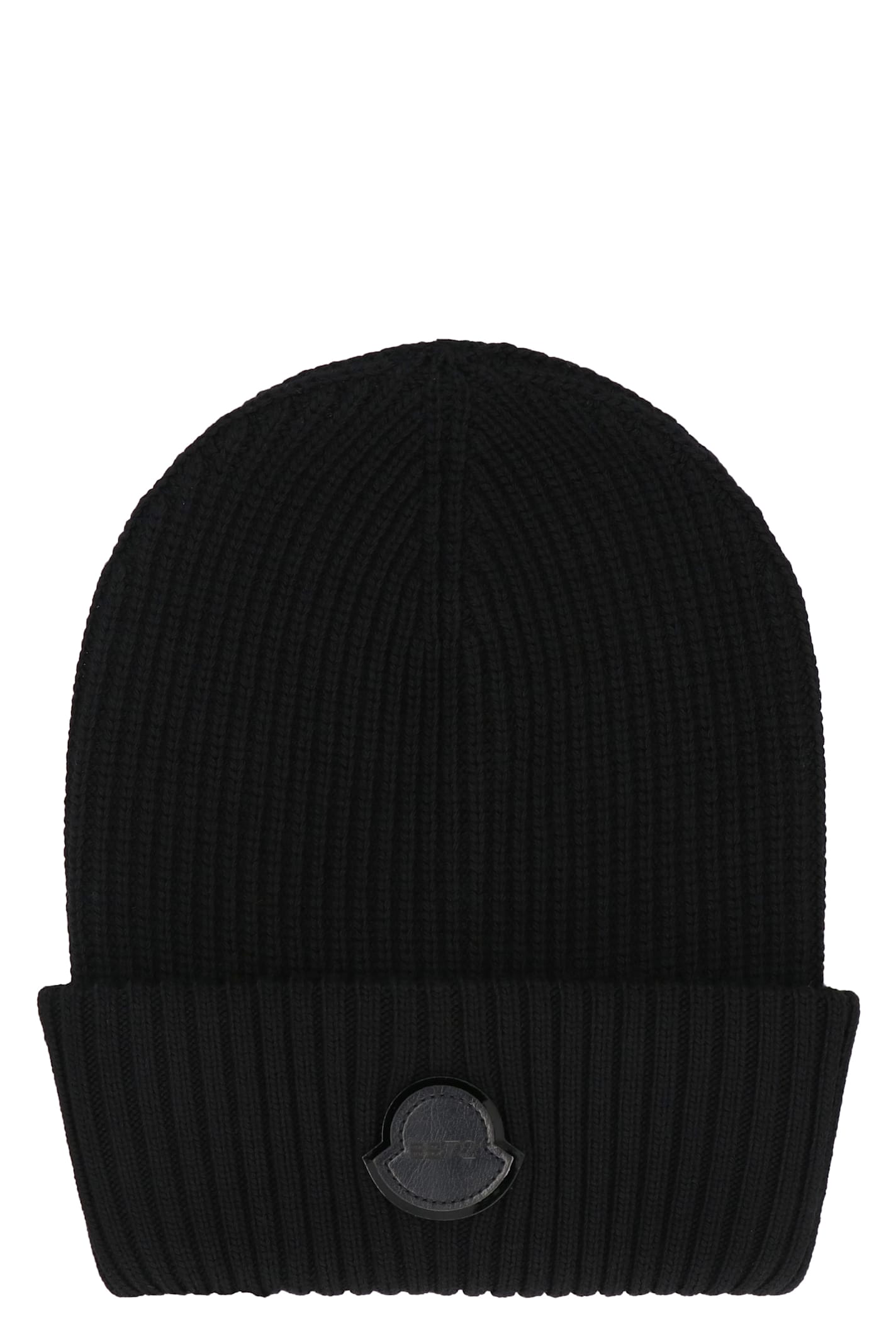 Moncler Genius Moncler 4 Edward Enninful Ee72 Responsible Virgin Wool Hat In Black