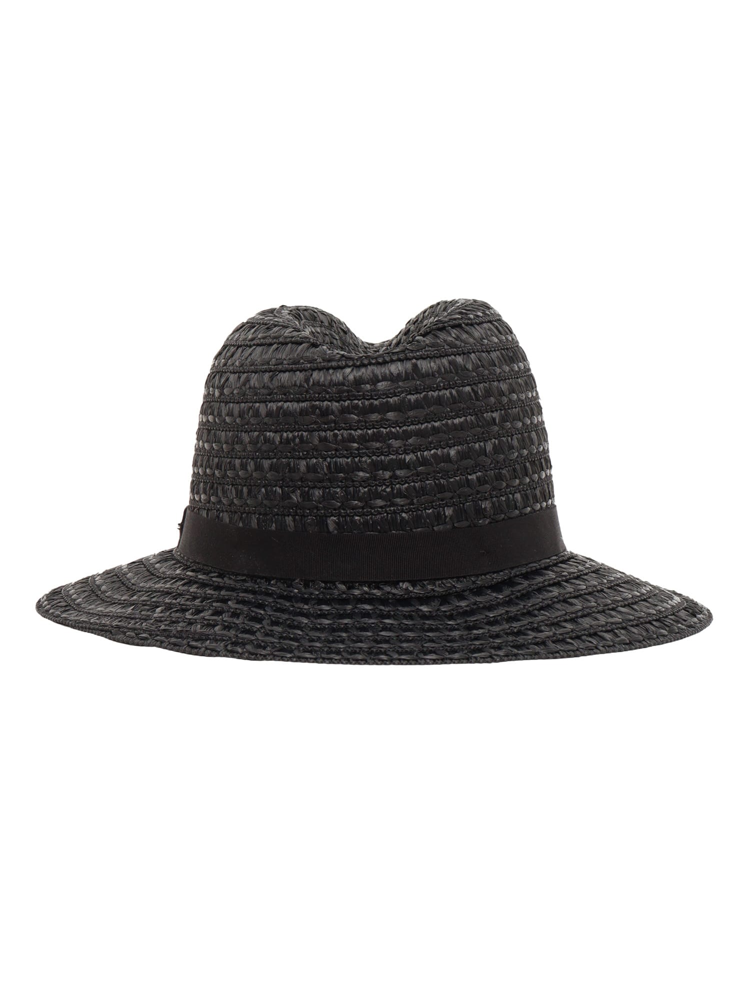 Shop Weekend Max Mara Black Agenda Hat