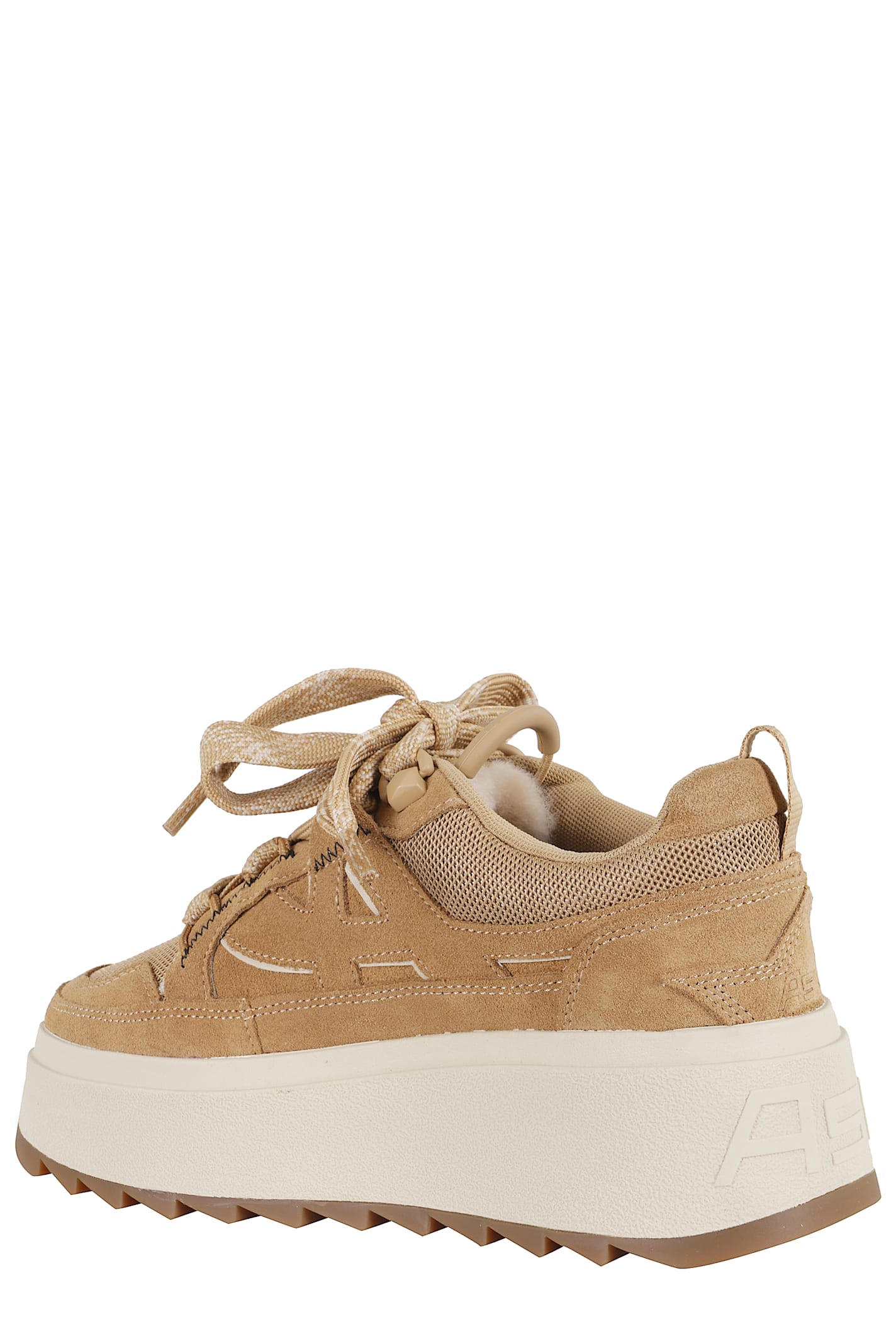 Ash Calf Suede Sneakers In Brown