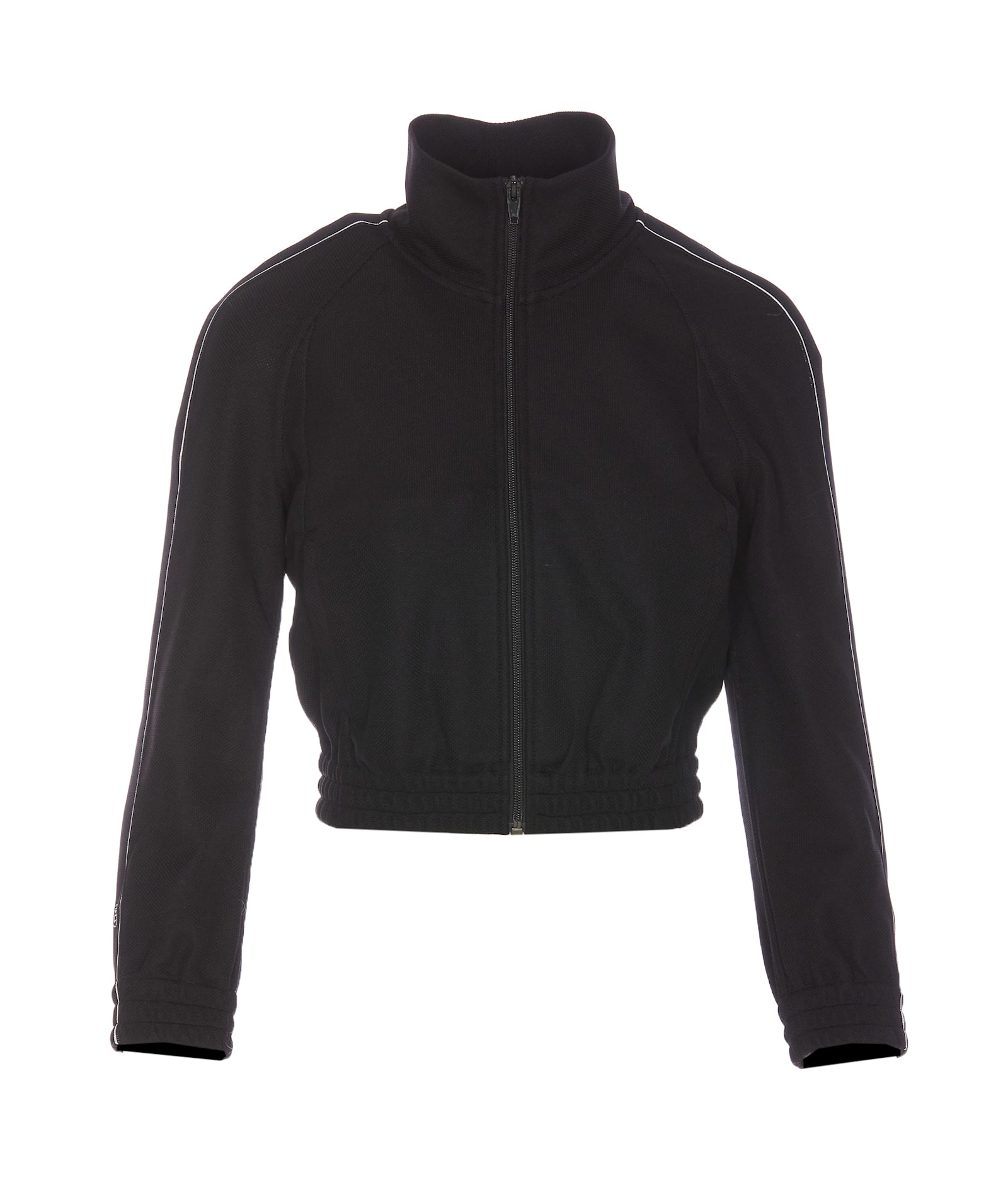 Shop Alexander Wang Logo Track Jacket In Black