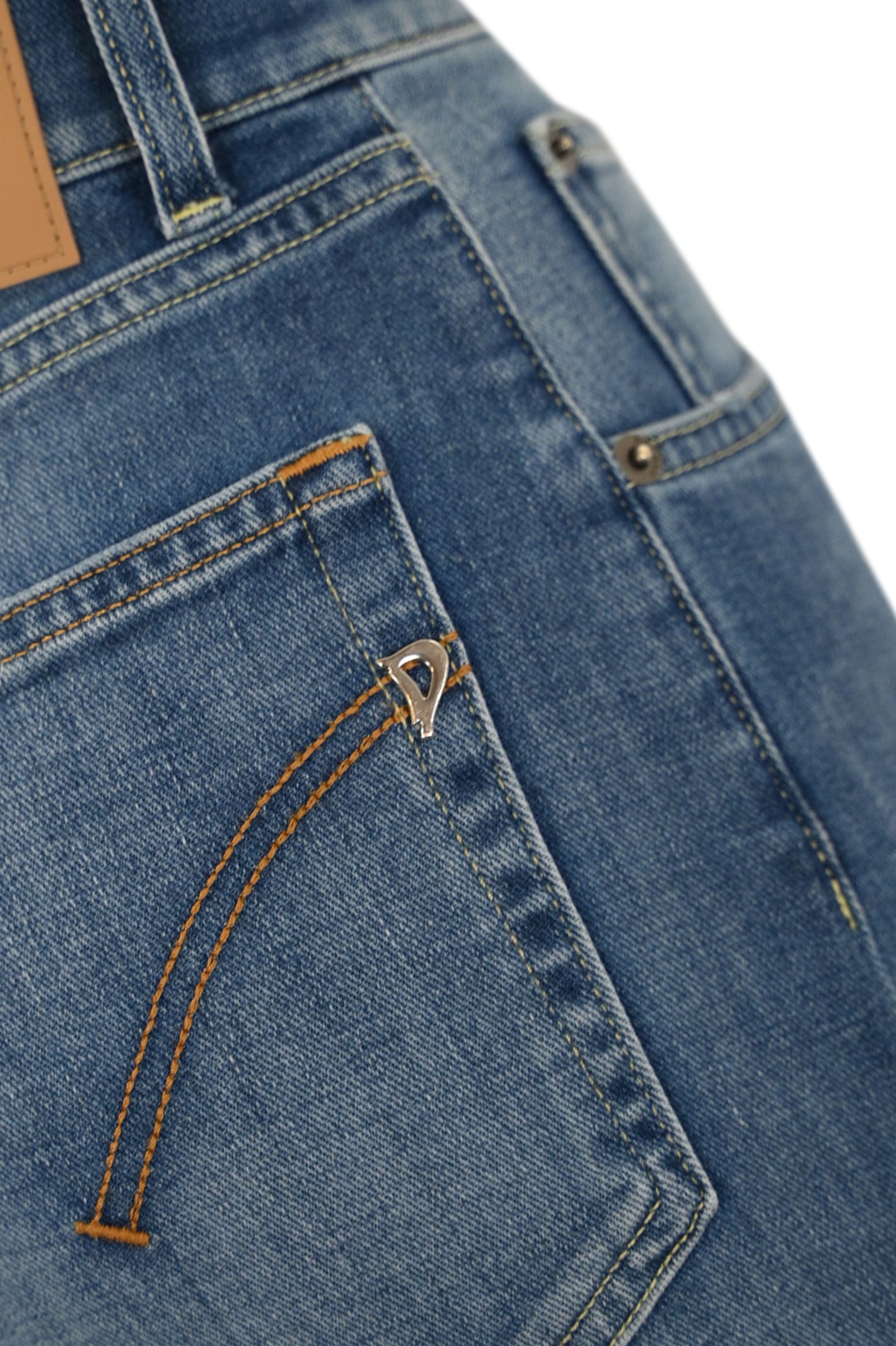 Dondup Olivia Bootcut Jeans In Stretch Denim In Denim