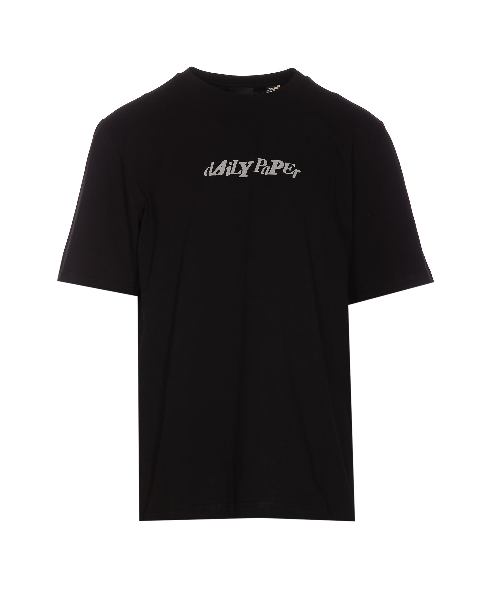 Shop Daily Paper Unified Type Boxy T-shirt In Black