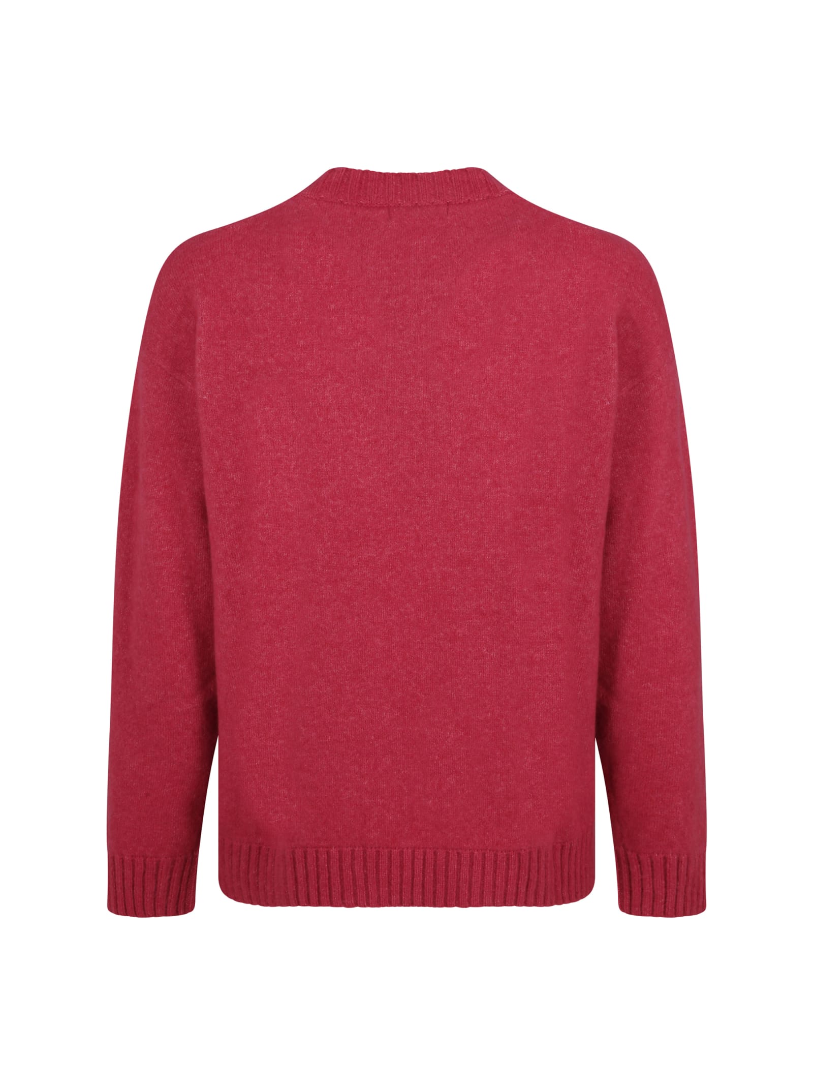 Shop Laneus Sweater In Cherry
