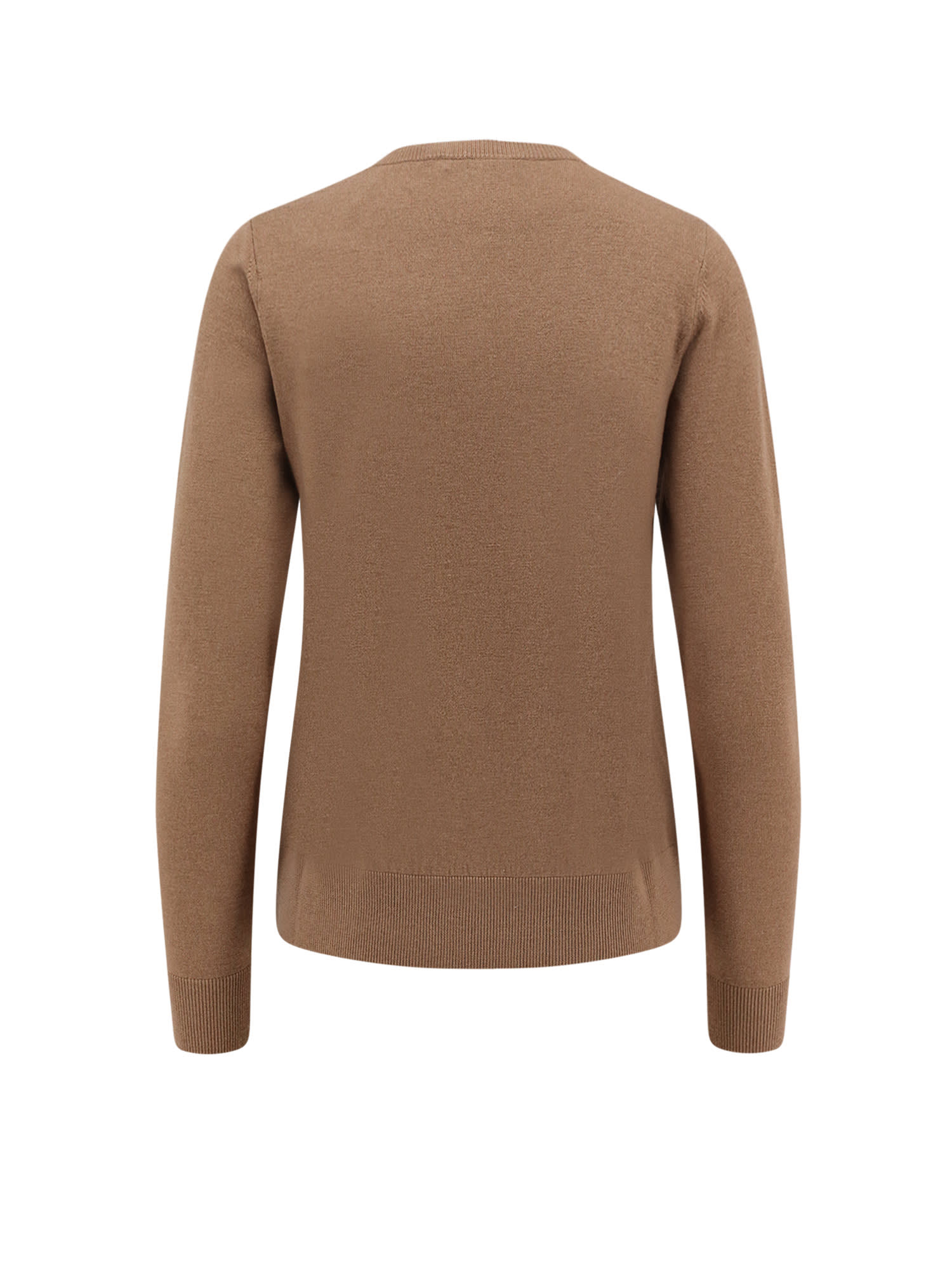 S Max Mara Idoneo Wool Sweater In Brown