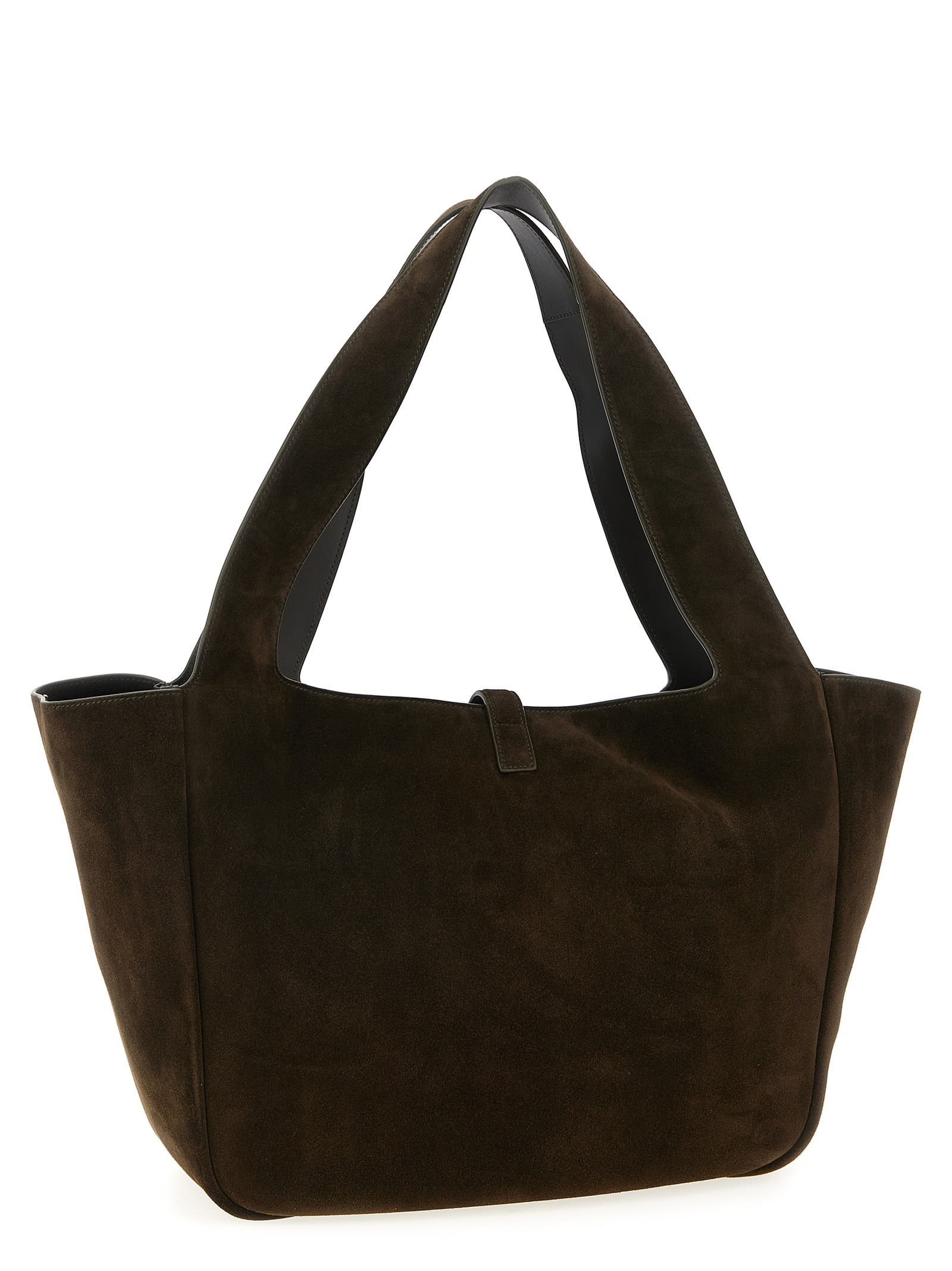 Saint Laurent 5 À 7 Bea Shoulder Bag In Brown