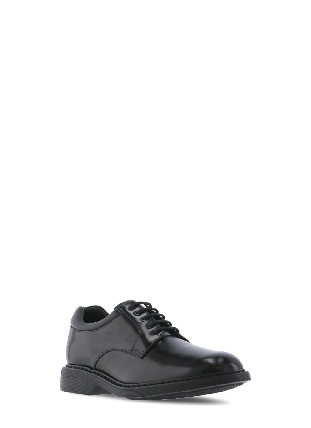 Hogan H576 Lace-up Shoes In Black