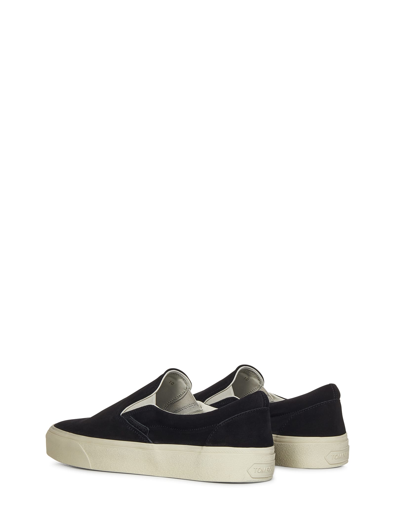 Shop Tom Ford Sneakers In Black/neutrals